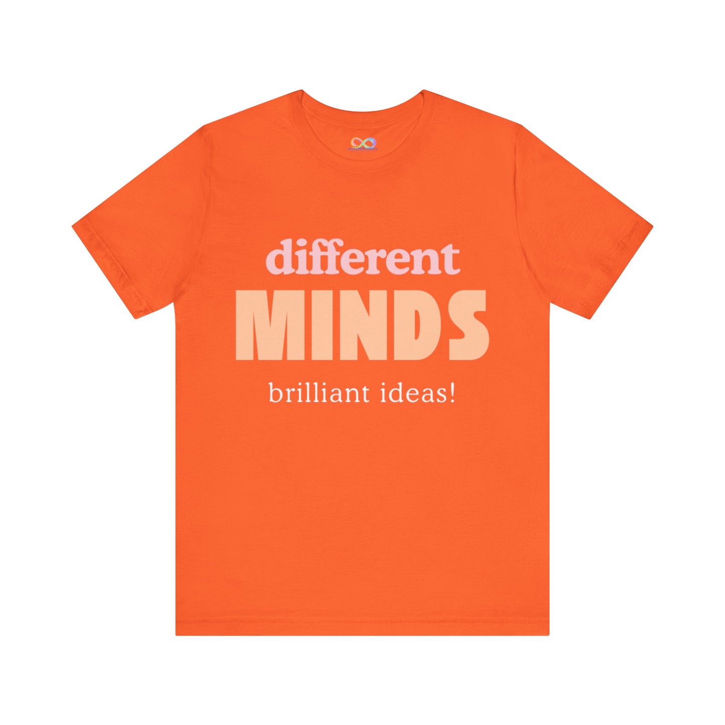Different Minds- Brilliant Ideas Tee: Unisex Jersey Short Sleeve Shirt