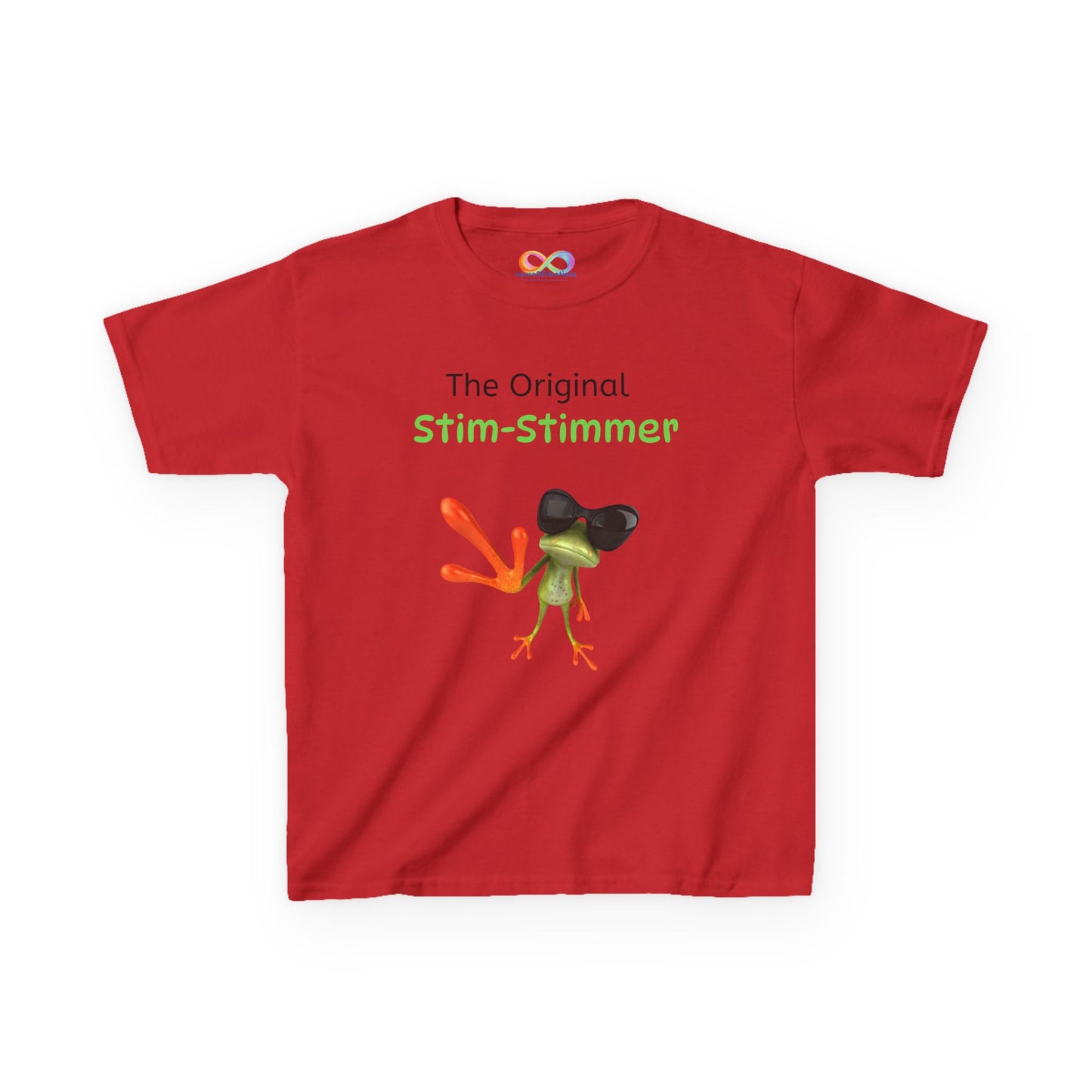 Stim-Stimmer Kids Tee – Colourful Cotton T-Shirt for Neurodivergent Joy