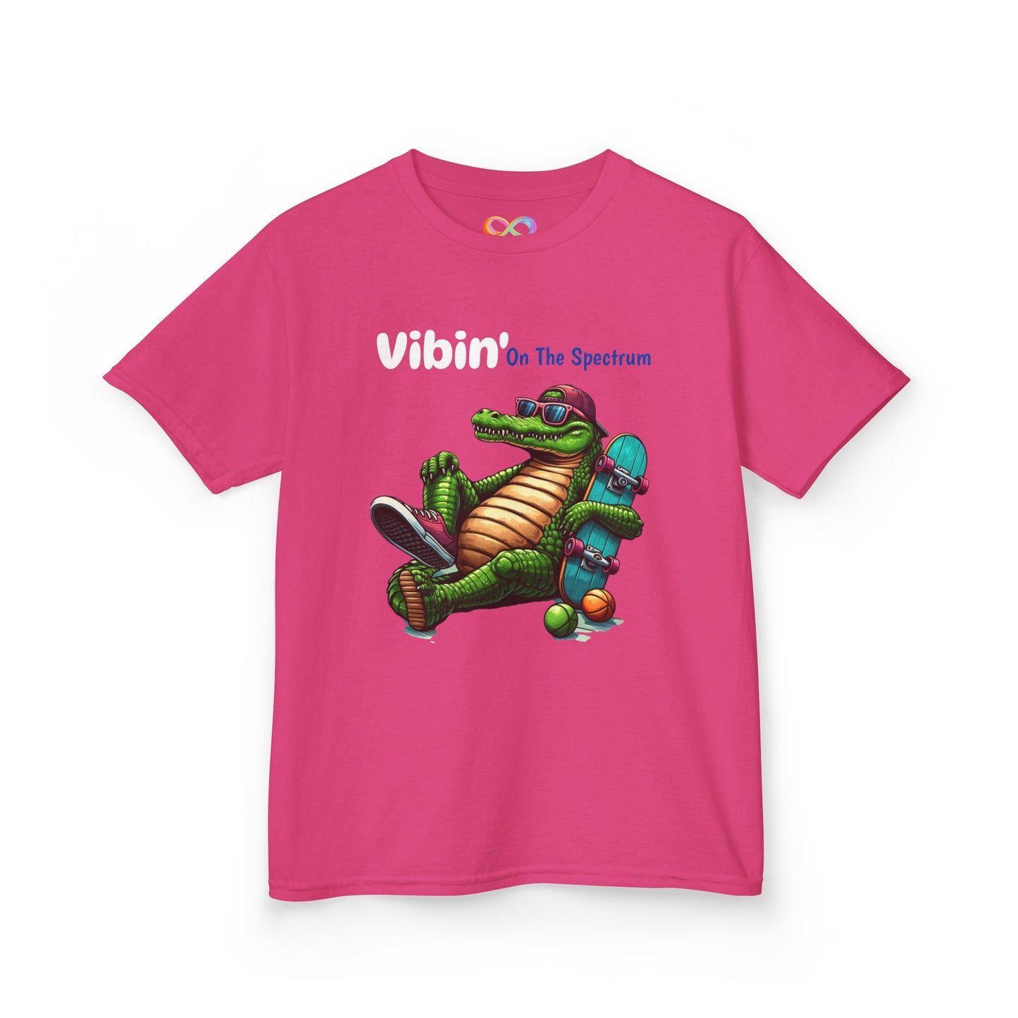 Vibin’ Kids Tee – Colourful Cotton T-Shirt for Neurodivergent Joy