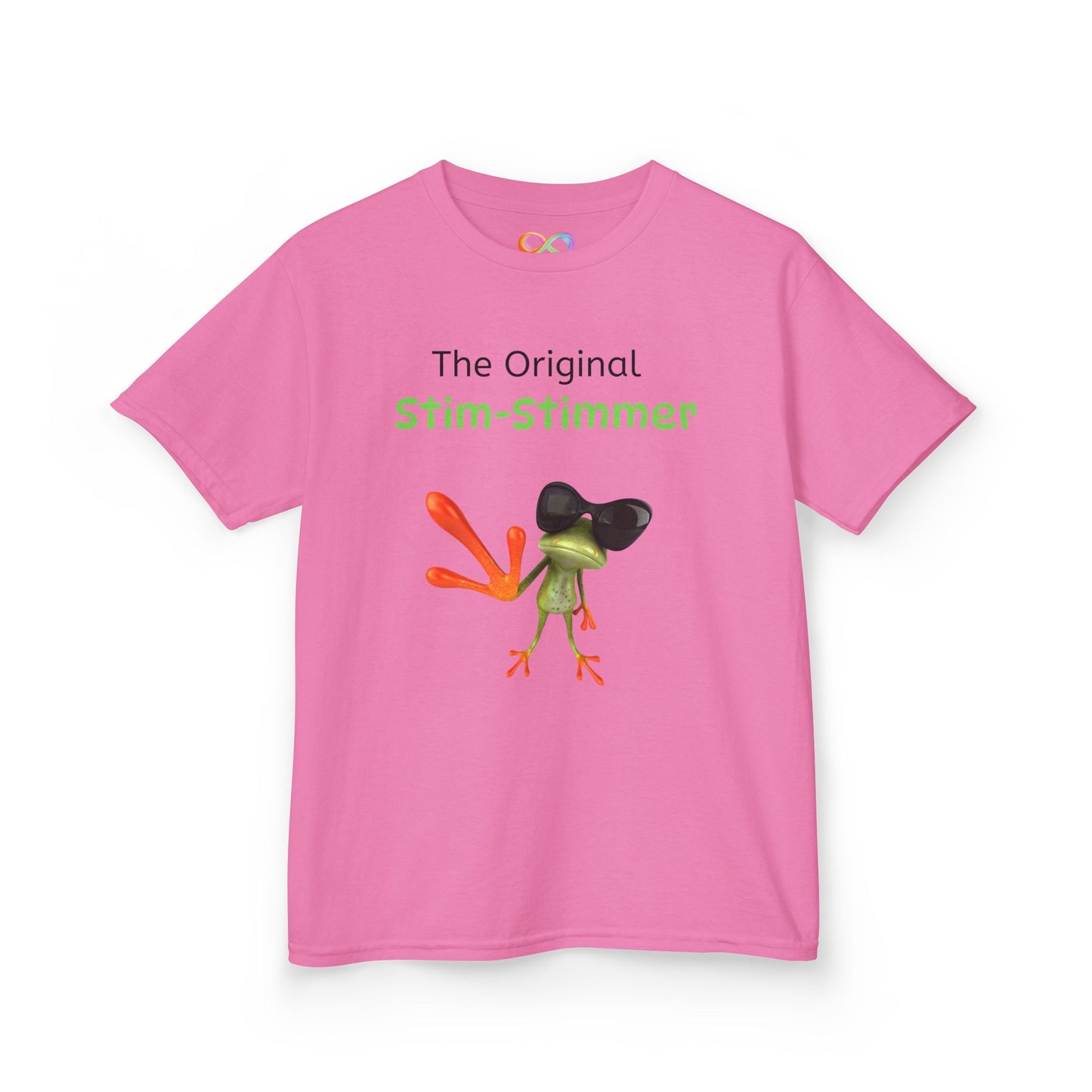 Stim-Stimmer Kids Tee – Colourful Cotton T-Shirt for Neurodivergent Joy