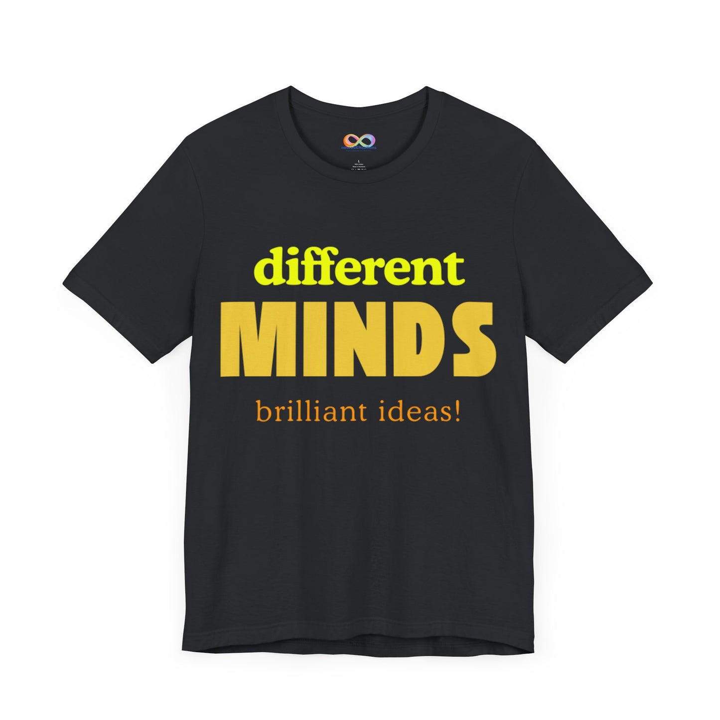 Different Minds- Brilliant Ideas Tee: Unisex Jersey Short Sleeve Shirt