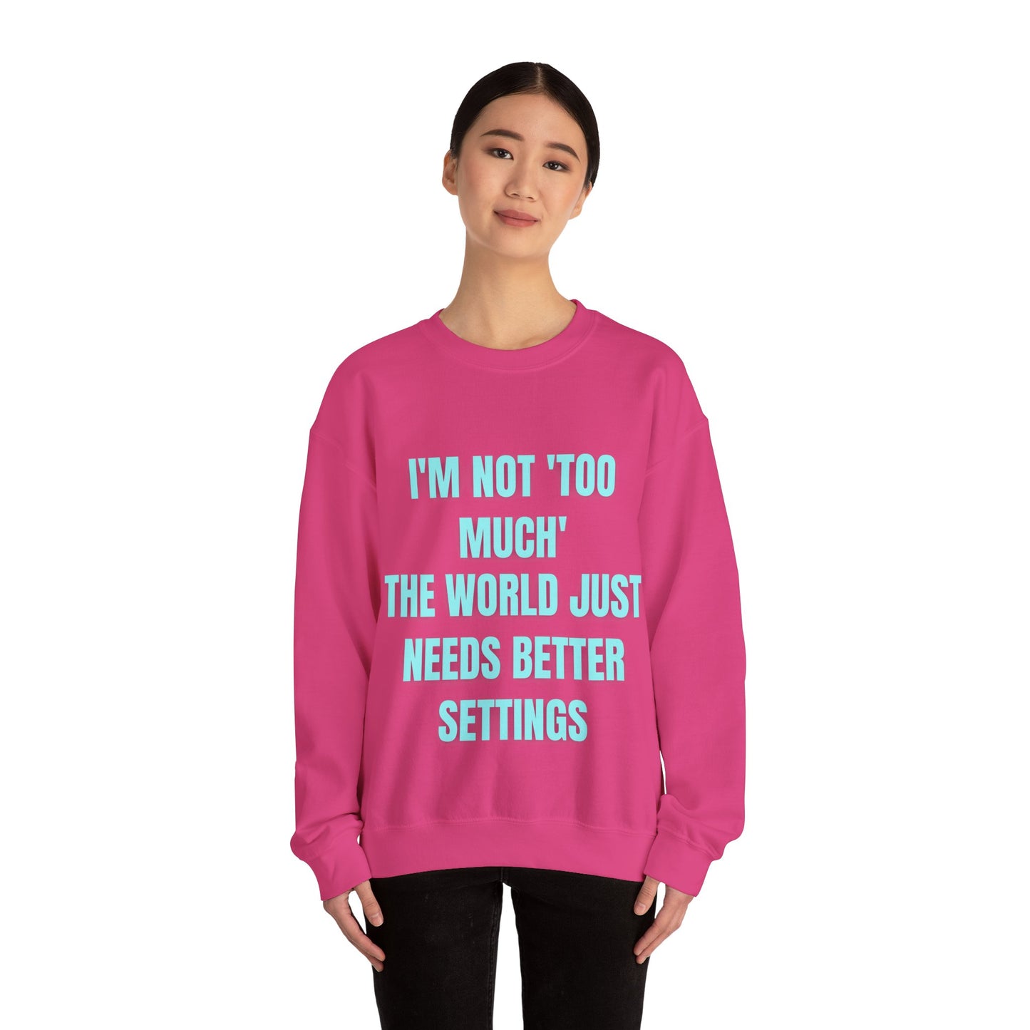 Better Settings Crewneck – Unisex Heavy Blend Sweatshirt
