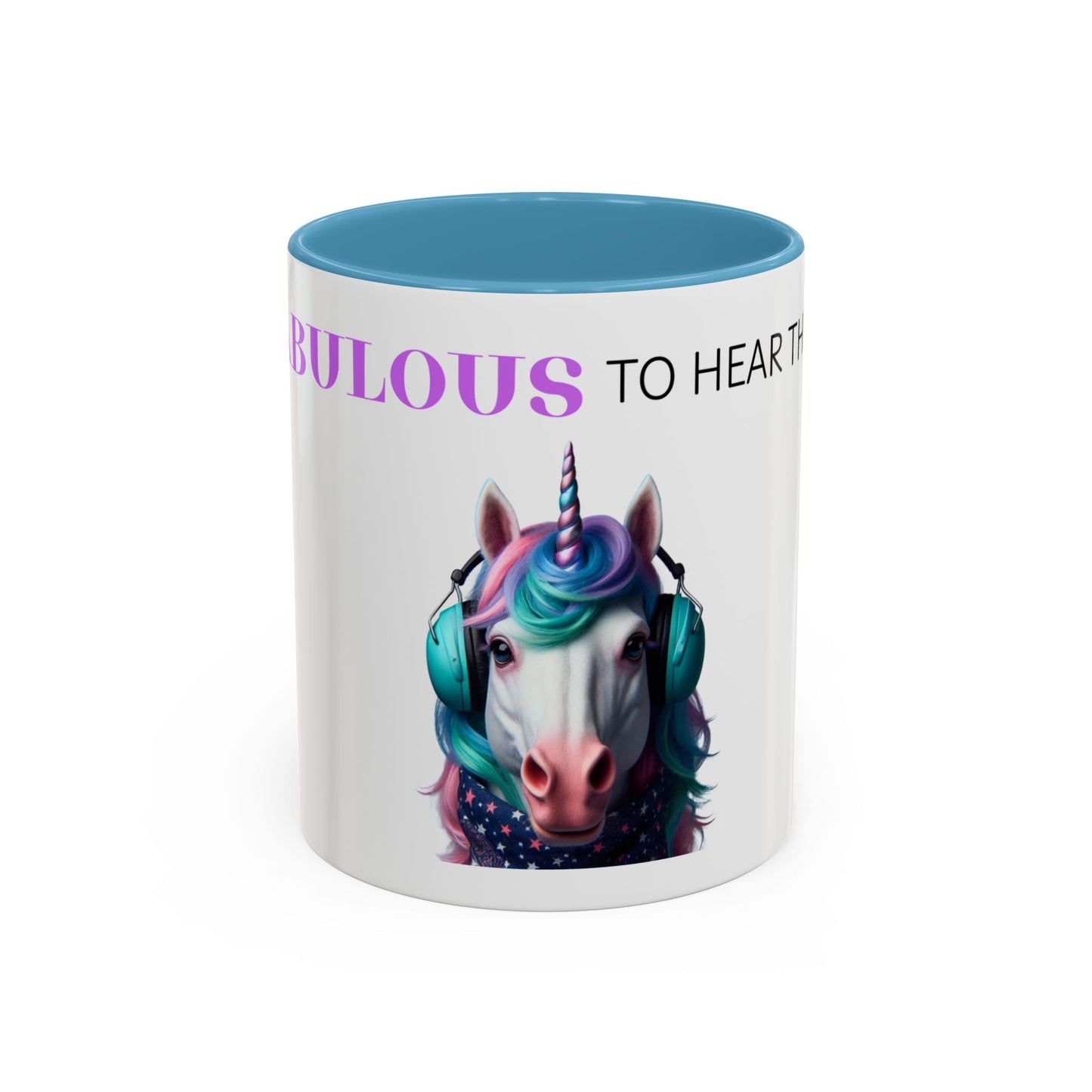 Unicorn Ear Defender Mug – Colourful Ceramic Cup for Sensory-Friendly Joy