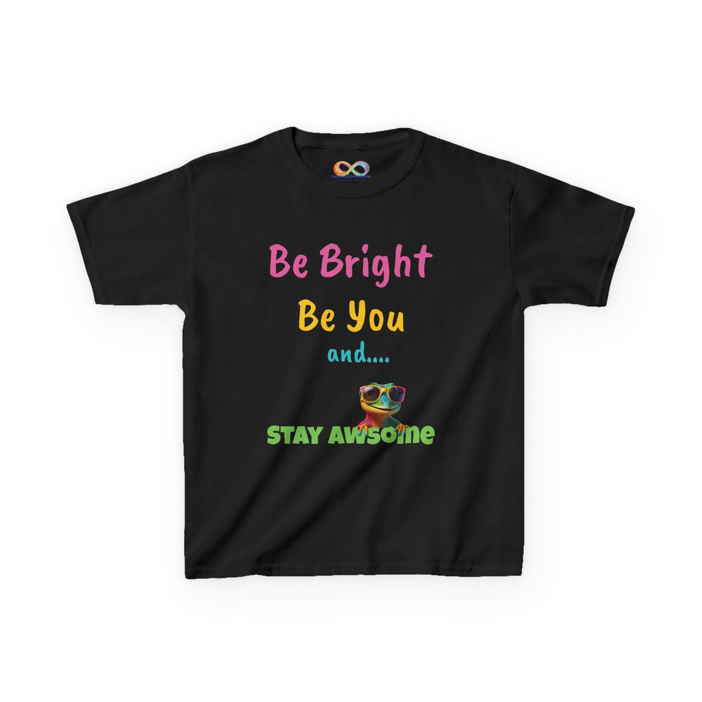 Be Bright Kids Tee – Colourful Cotton Shirt for Everyday Joy