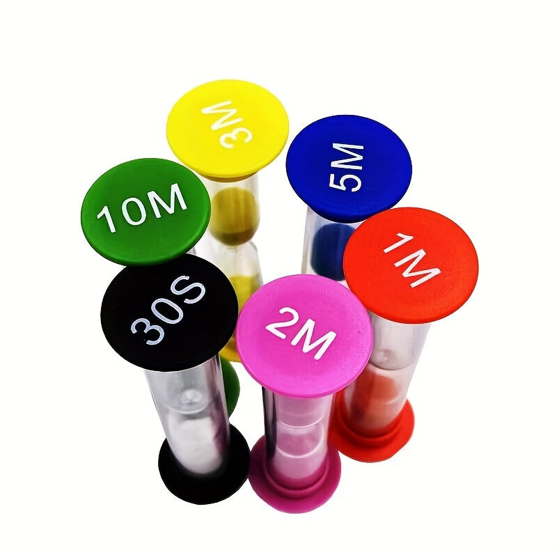 6pcs/1set/6-color Timer Set, 30 Seconds-10 Minutes Creative Timer