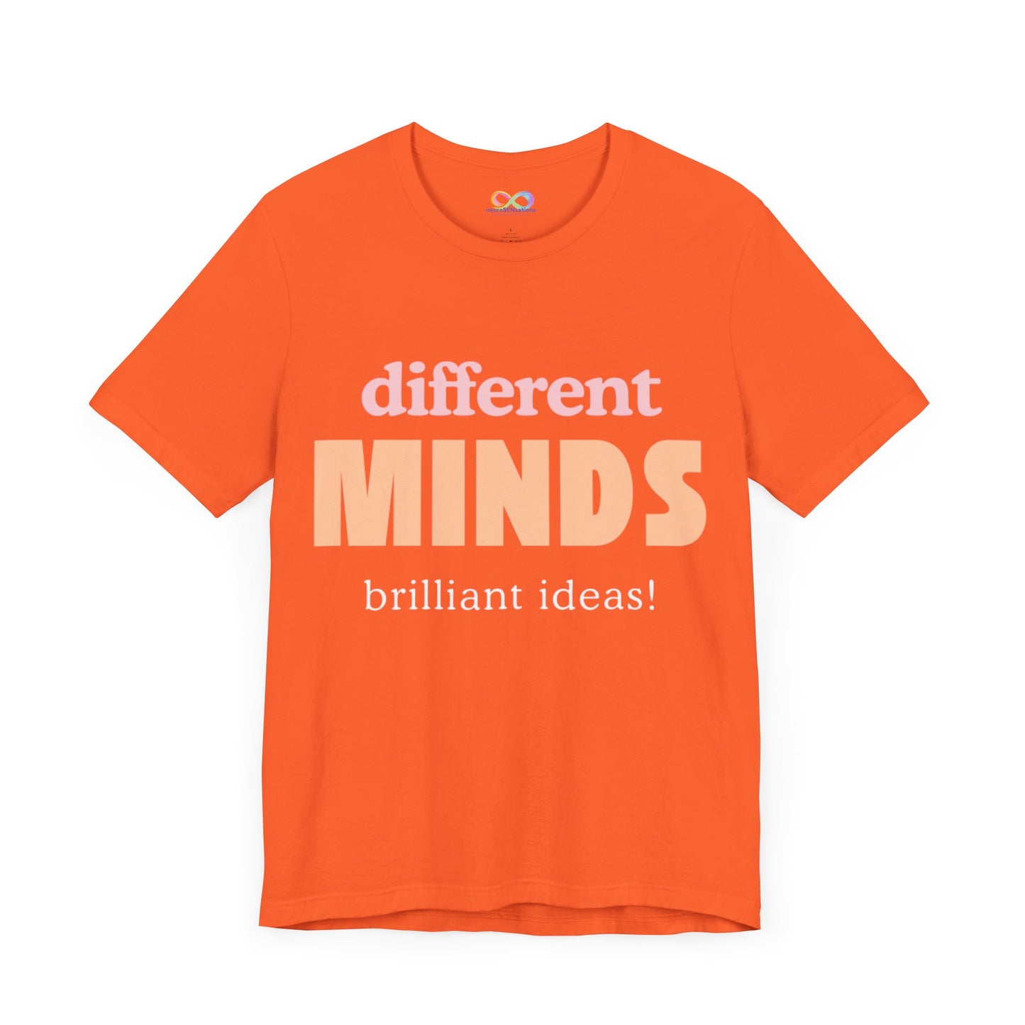 Different Minds- Brilliant Ideas Tee: Unisex Jersey Short Sleeve Shirt