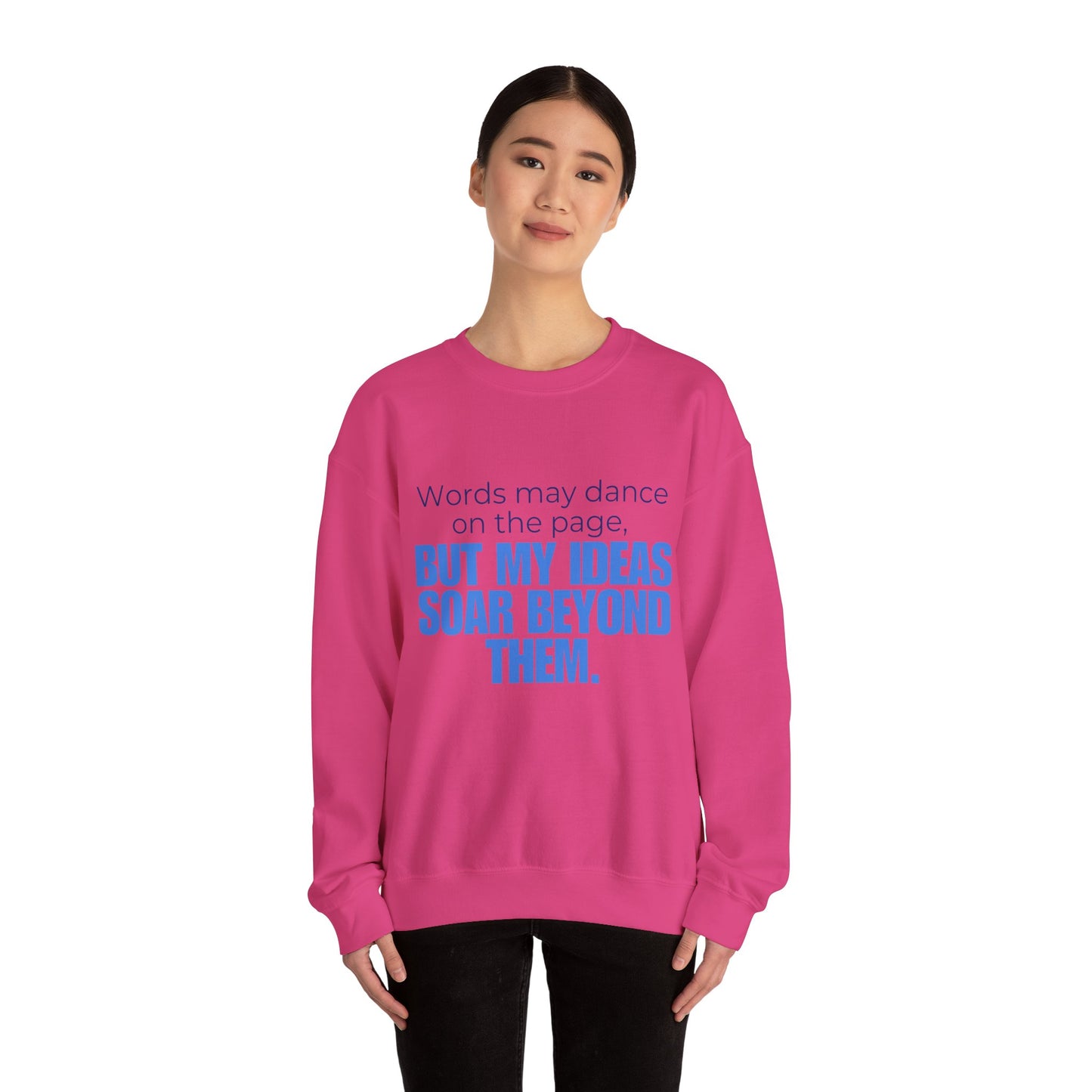 Creative Expression Crewneck – Unisex Cotton Sweatshirt Celebrating Neurodivergent Strength