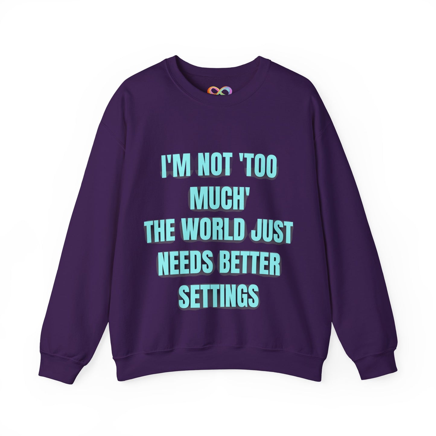 Better Settings Crewneck – Unisex Heavy Blend Sweatshirt