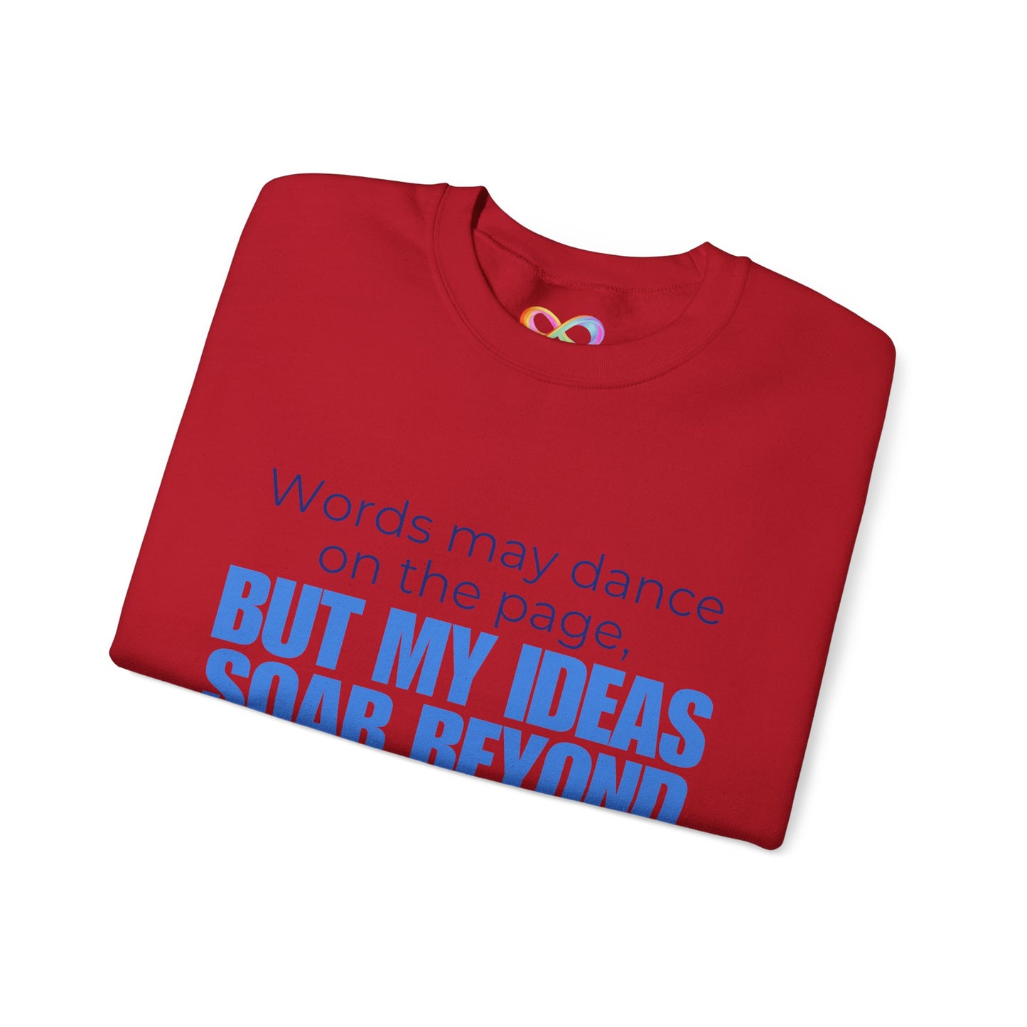 Creative Expression Crewneck – Unisex Cotton Sweatshirt Celebrating Neurodivergent Strength