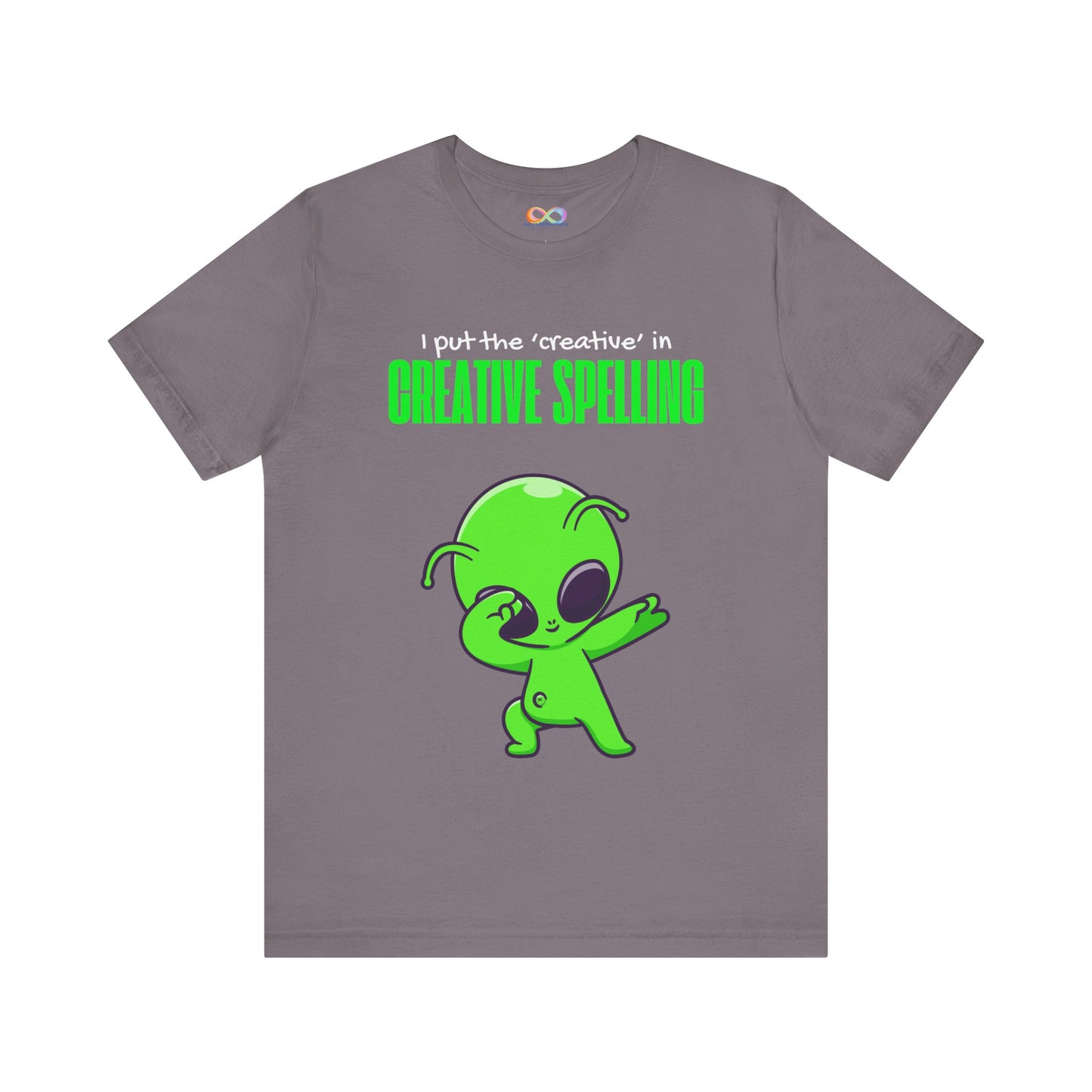 I Pur the 'creative' in creative spelling Unisex Jersey Tee