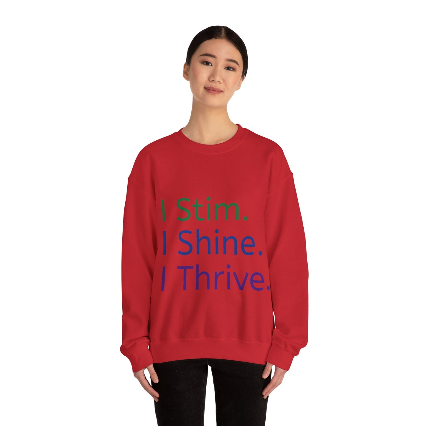 Empowerment Unisex Crewneck – Cosy Cotton Sweatshirt for Neurodivergent Joy