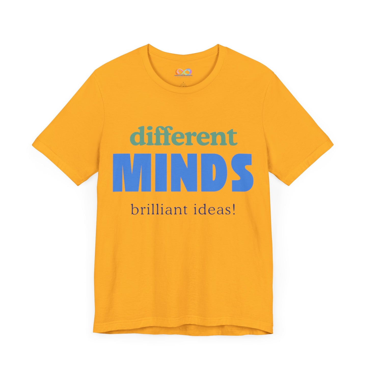 Different Minds- Brilliant Ideas Tee: Unisex Jersey Short Sleeve Shirt