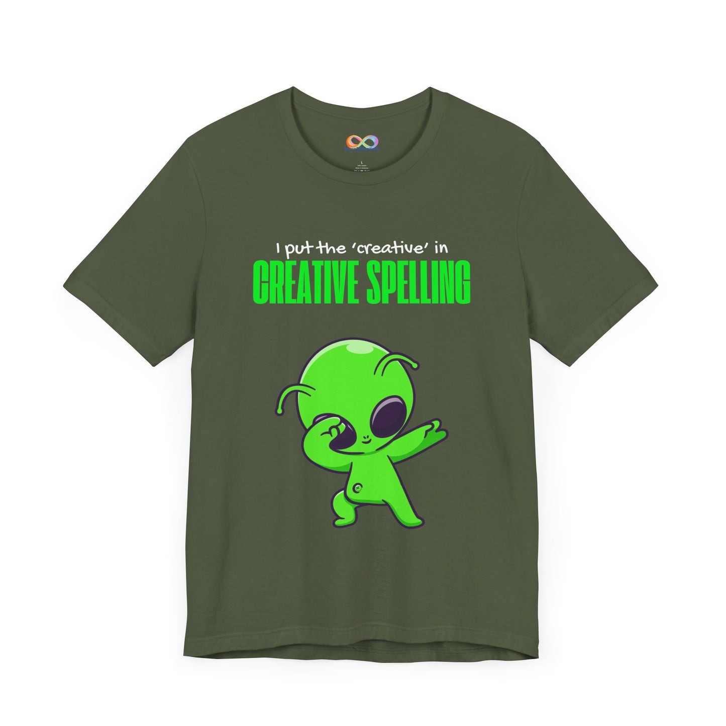 I Pur the 'creative' in creative spelling Unisex Jersey Tee