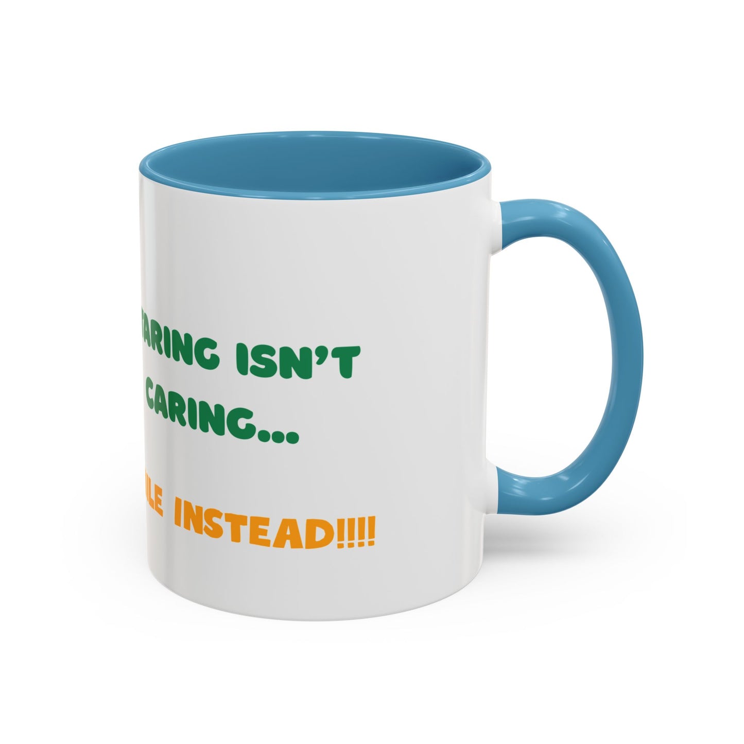 Smile Instead Mug – Colourful Ceramic Cup for Kindness & Neurodivergent Awareness
