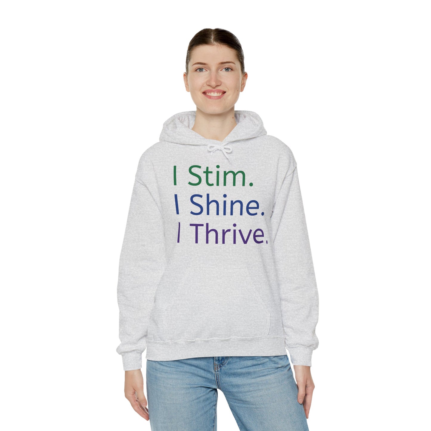 Empowerment Unisex Hoodie – Cosy Cotton Sweatshirt for Neurodivergent Joy