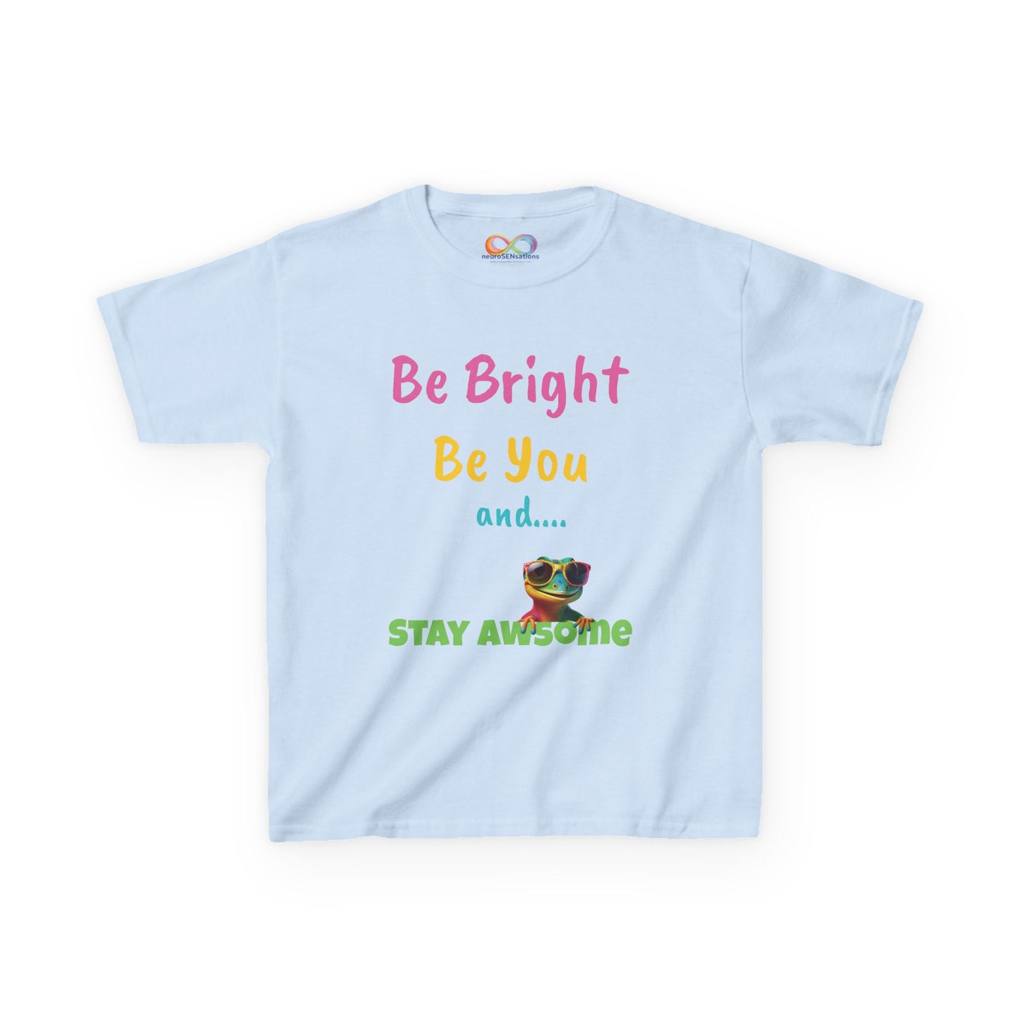 Be Bright Kids Tee – Colourful Cotton Shirt for Everyday Joy