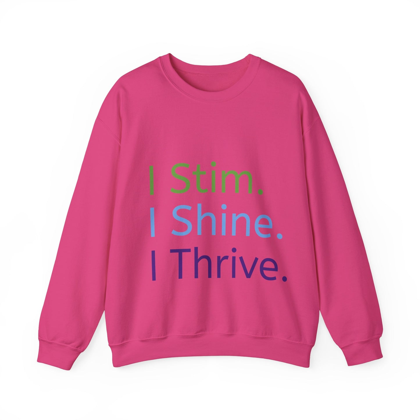 Empowerment Unisex Crewneck – Cosy Cotton Sweatshirt for Neurodivergent Joy