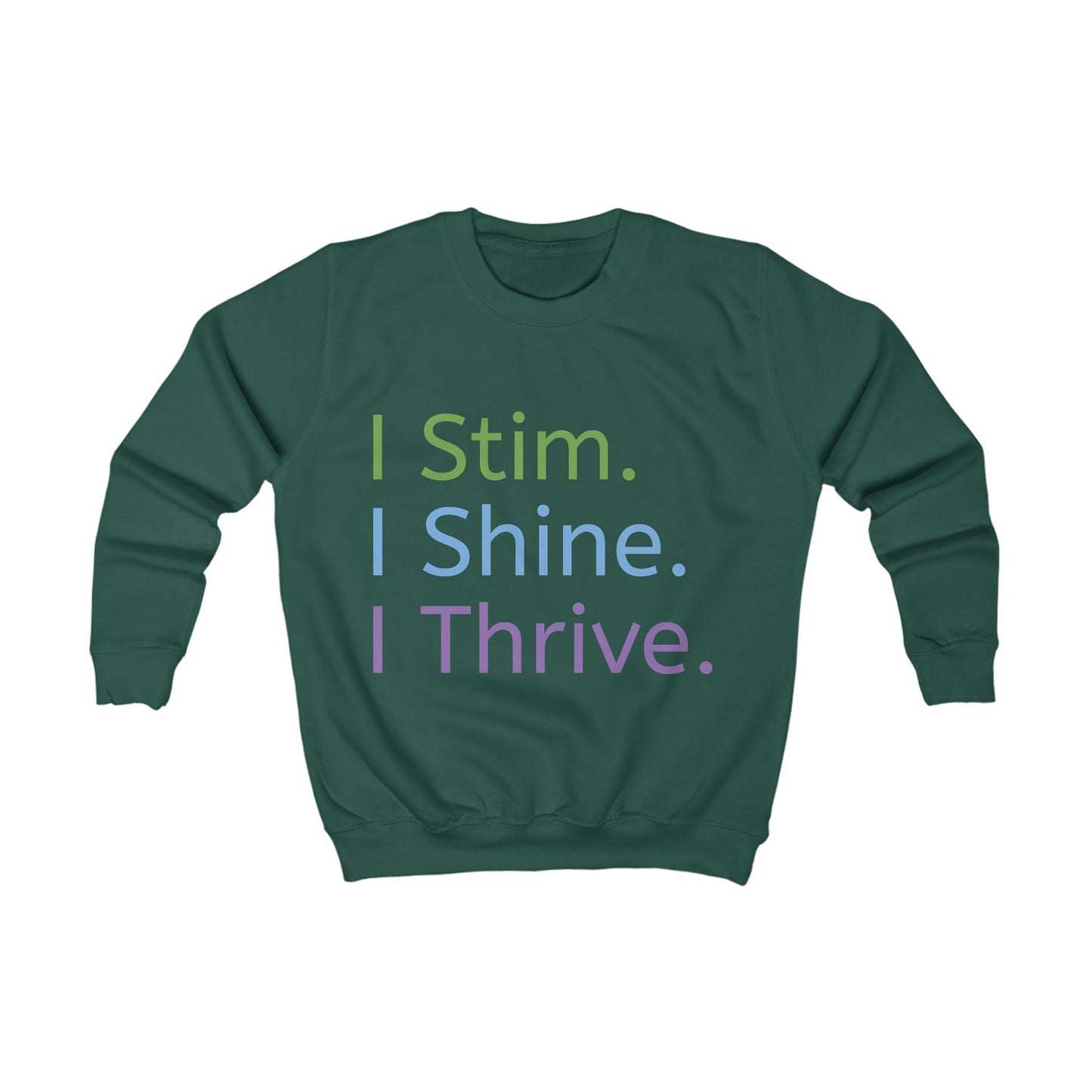 Empowering Kids Sweatshirt – Colourful Cotton Jumper Celebrating Neurodivergent Expression