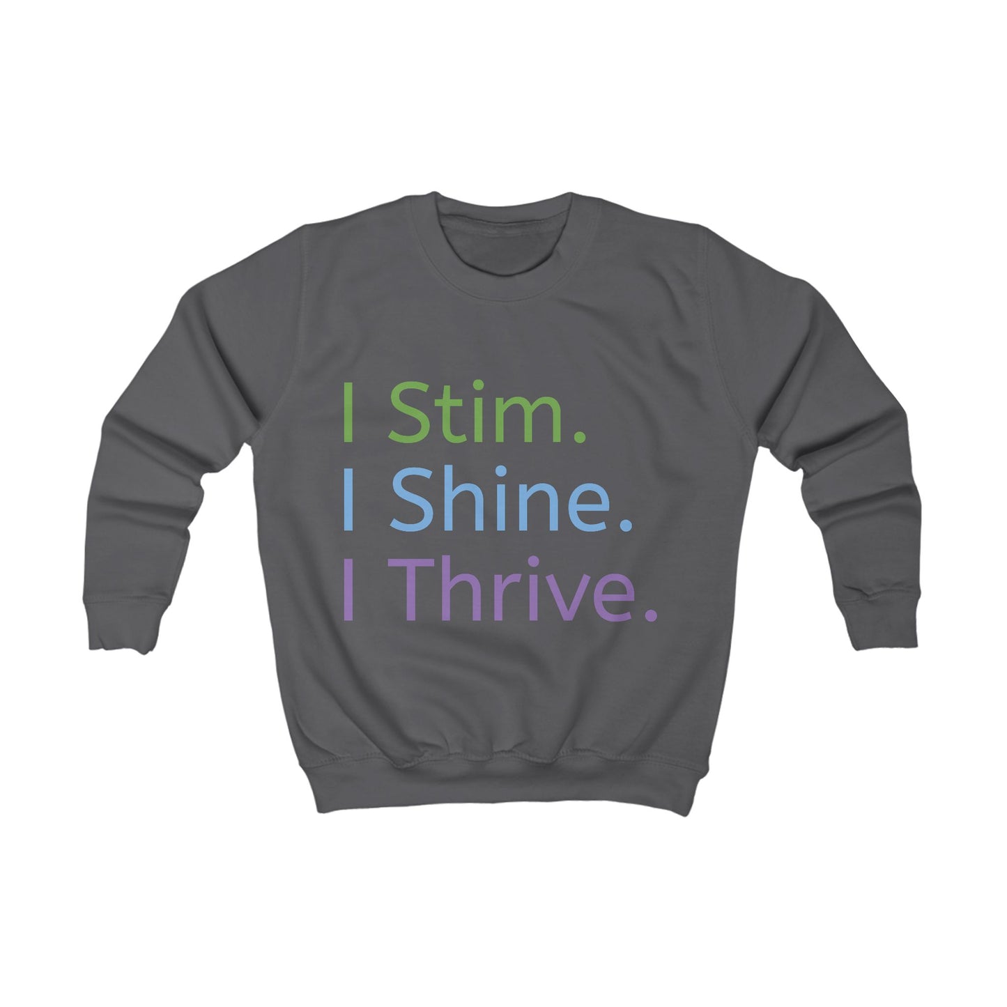 Empowering Kids Sweatshirt – Colourful Cotton Jumper Celebrating Neurodivergent Expression