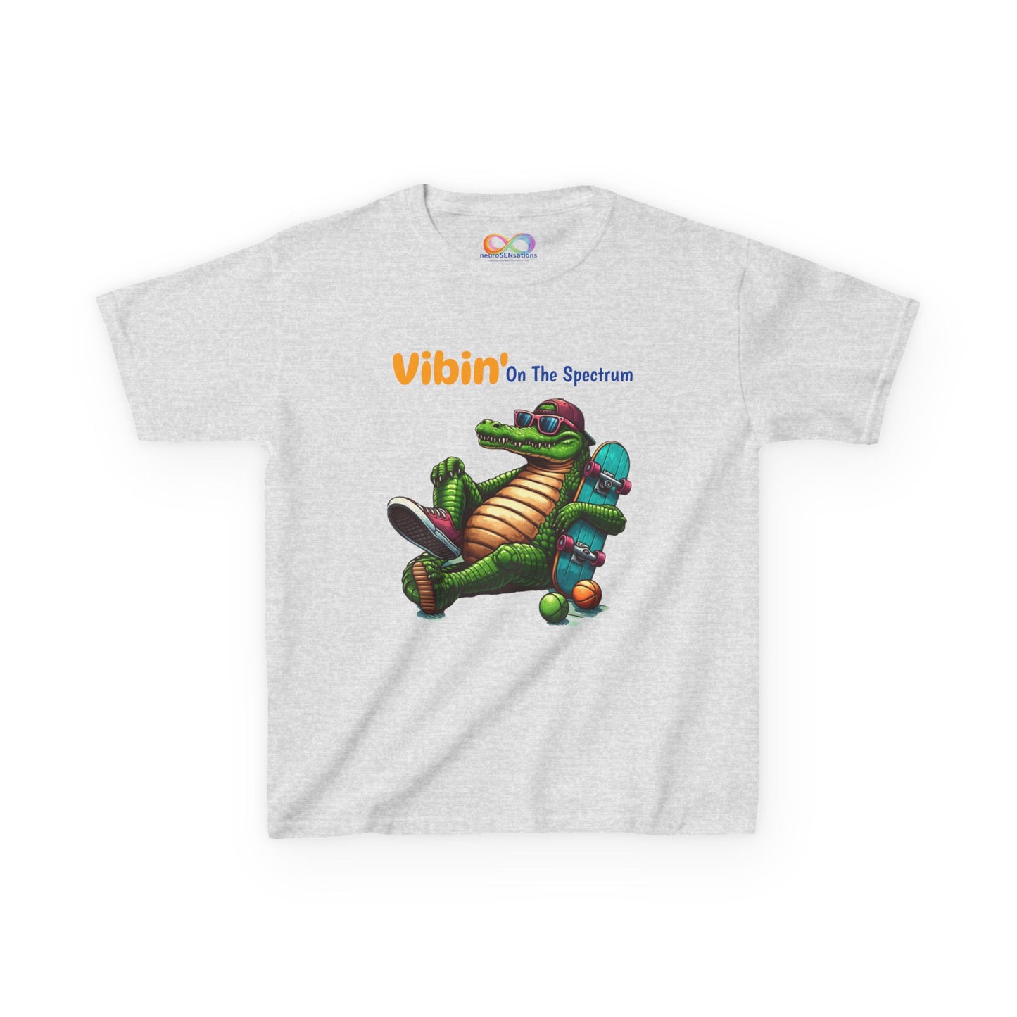 Vibin’ Kids Tee – Colourful Cotton T-Shirt for Neurodivergent Joy