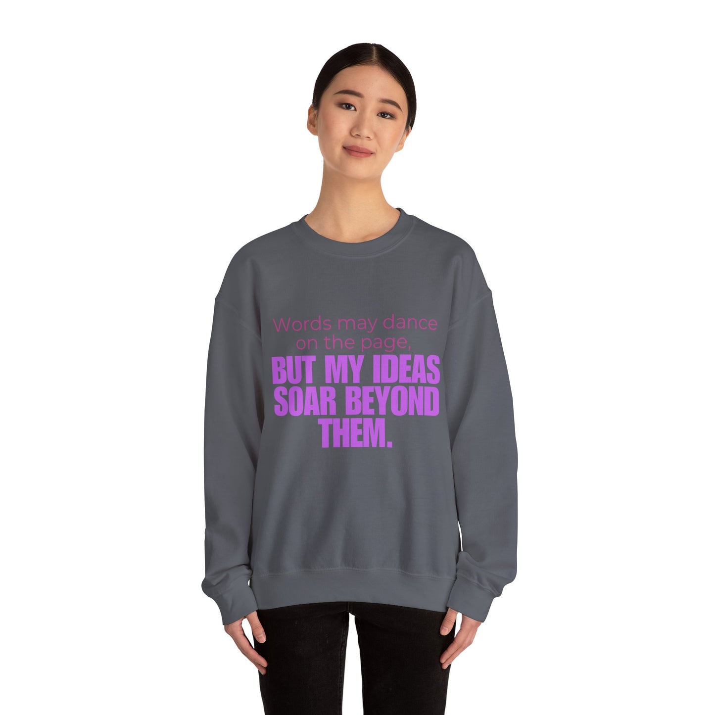 Creative Expression Crewneck – Unisex Cotton Sweatshirt Celebrating Neurodivergent Strength