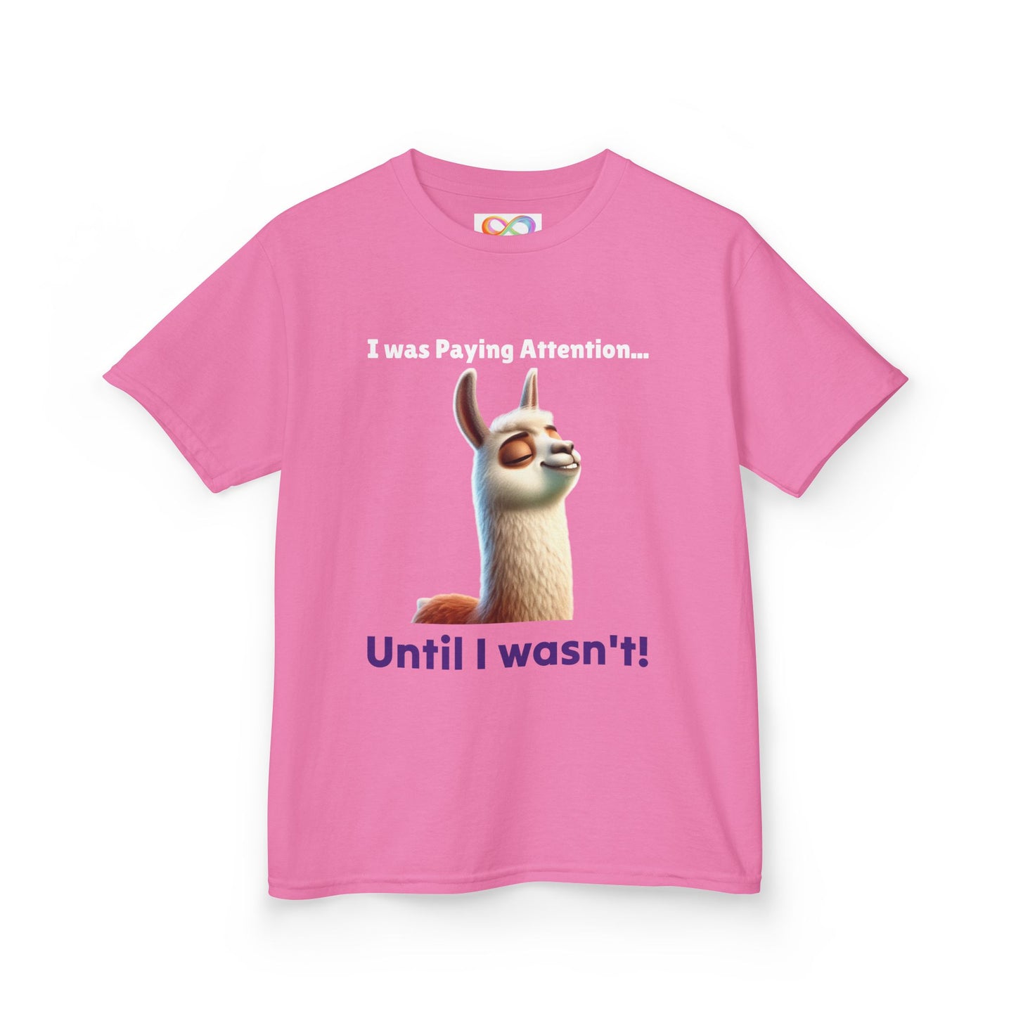 Attention Shift Kids Tee – Colourful Cotton T-Shirt for Neurodivergent Expression