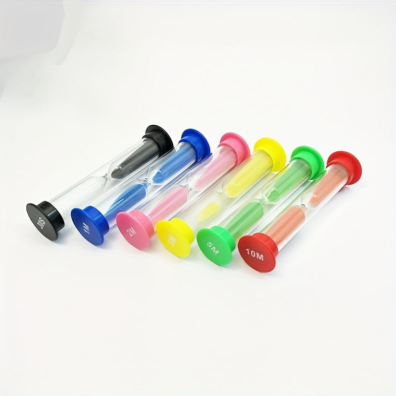 6pcs/1set/6-color Timer Set, 30 Seconds-10 Minutes Creative Timer