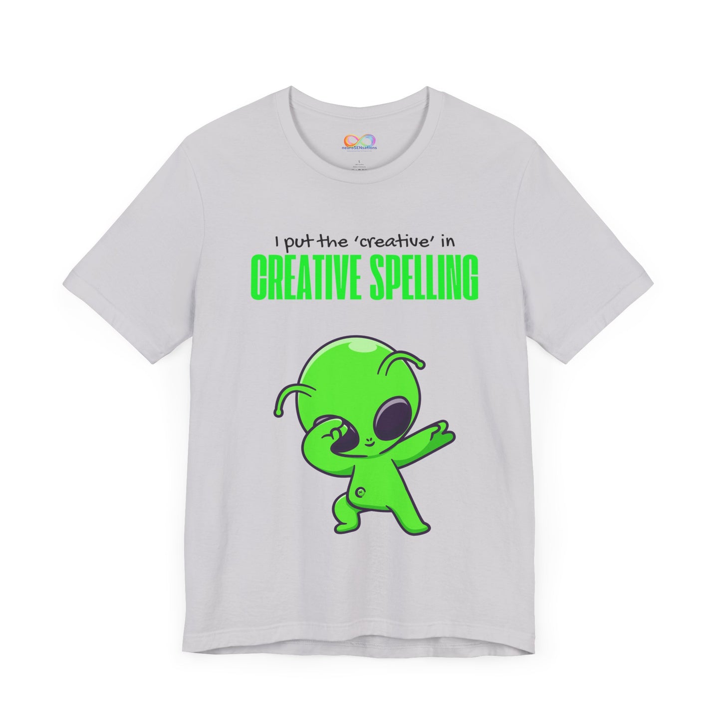 I Pur the 'creative' in creative spelling Unisex Jersey Tee