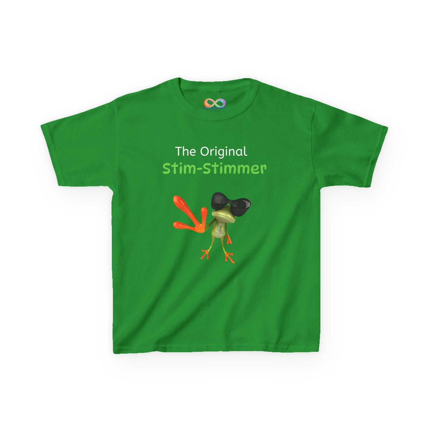 Stim-Stimmer Kids Tee – Colourful Cotton T-Shirt for Neurodivergent Joy