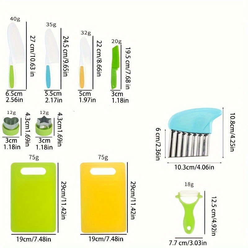 Safe and Simple Kitchen Tools – 6 / 10 / 12 Piece Sets
