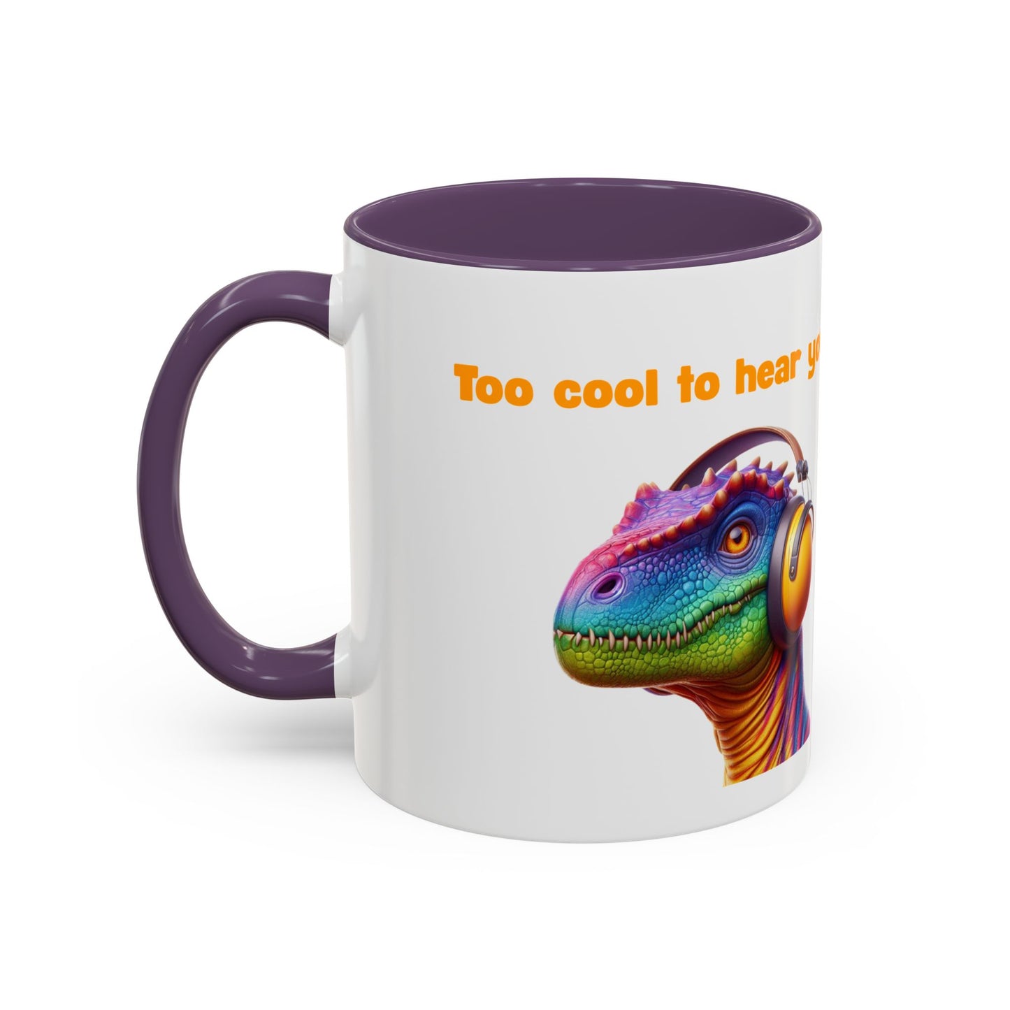Dinosaur Ear Defender Mug – Colourful Ceramic Cup for Sensory Awareness
