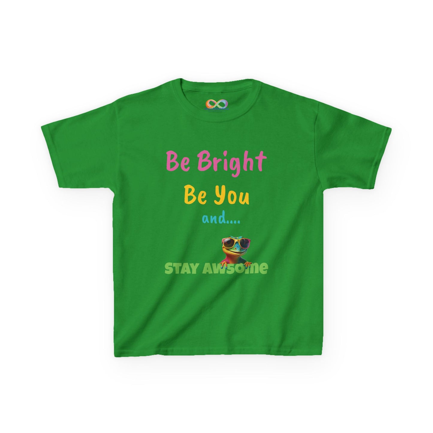 Be Bright Kids Tee – Colourful Cotton Shirt for Everyday Joy