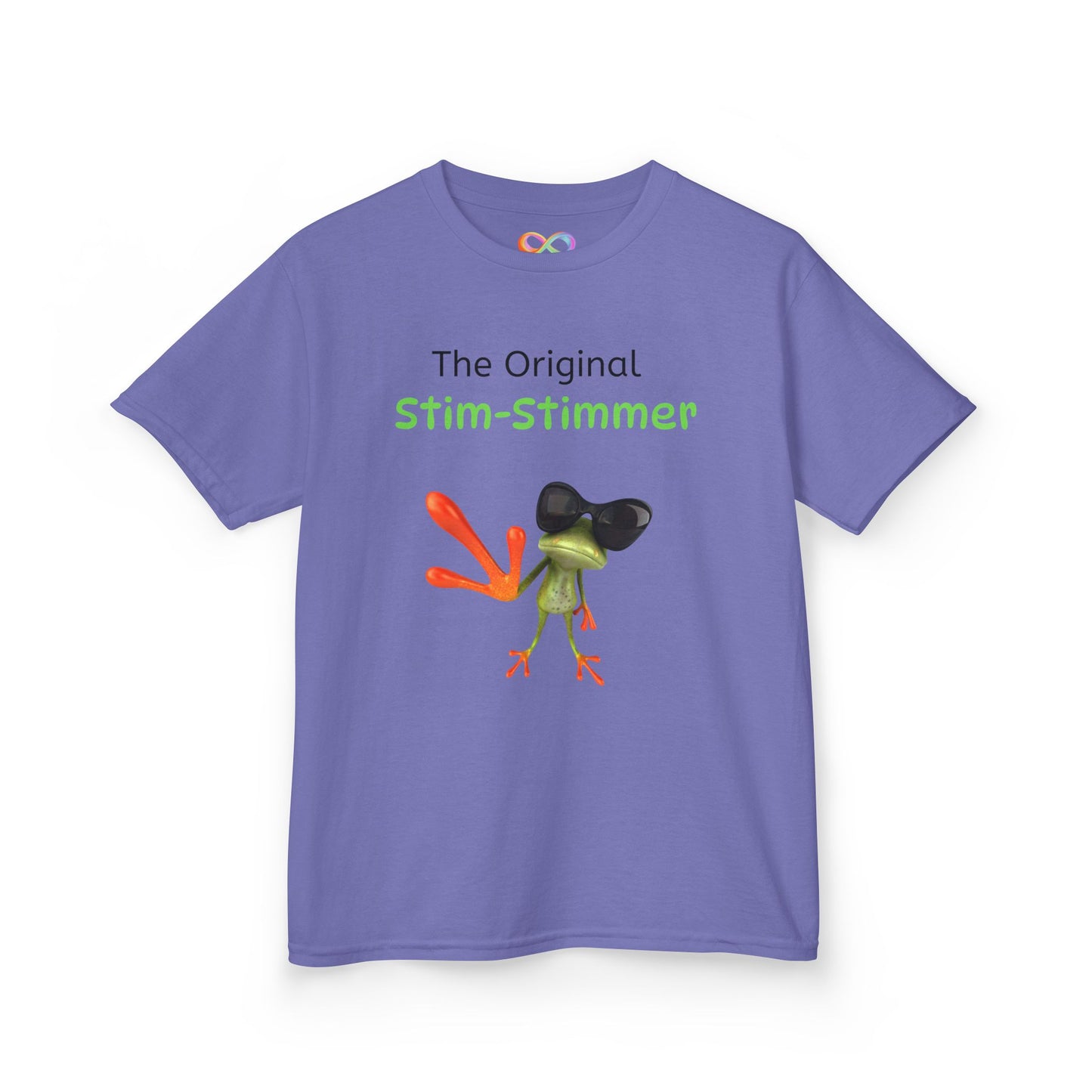 Stim-Stimmer Kids Tee – Colourful Cotton T-Shirt for Neurodivergent Joy