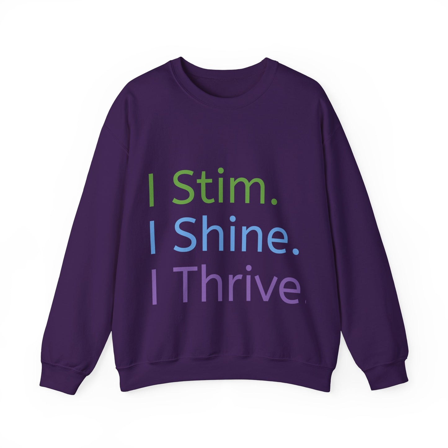 Empowerment Unisex Crewneck – Cosy Cotton Sweatshirt for Neurodivergent Joy