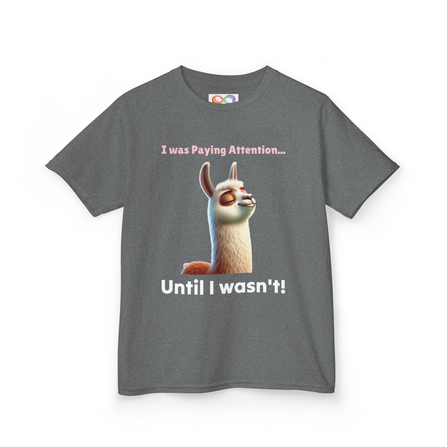 Attention Shift Kids Tee – Colourful Cotton T-Shirt for Neurodivergent Expression