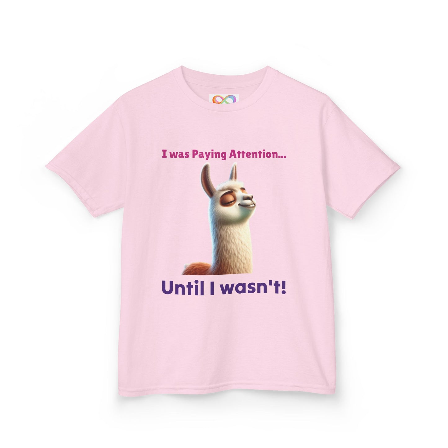 Attention Shift Kids Tee – Colourful Cotton T-Shirt for Neurodivergent Expression