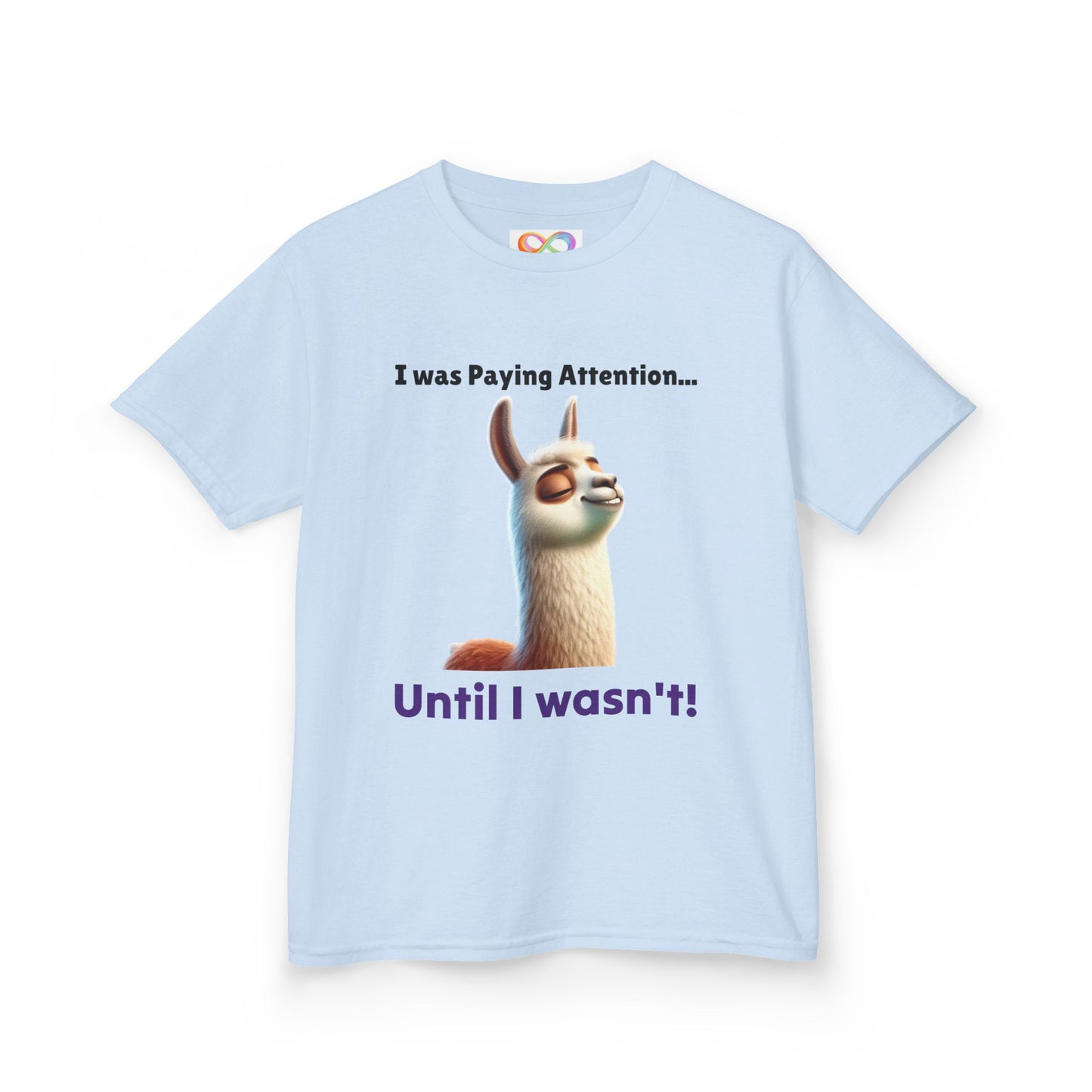 Attention Shift Kids Tee – Colourful Cotton T-Shirt for Neurodivergent Expression