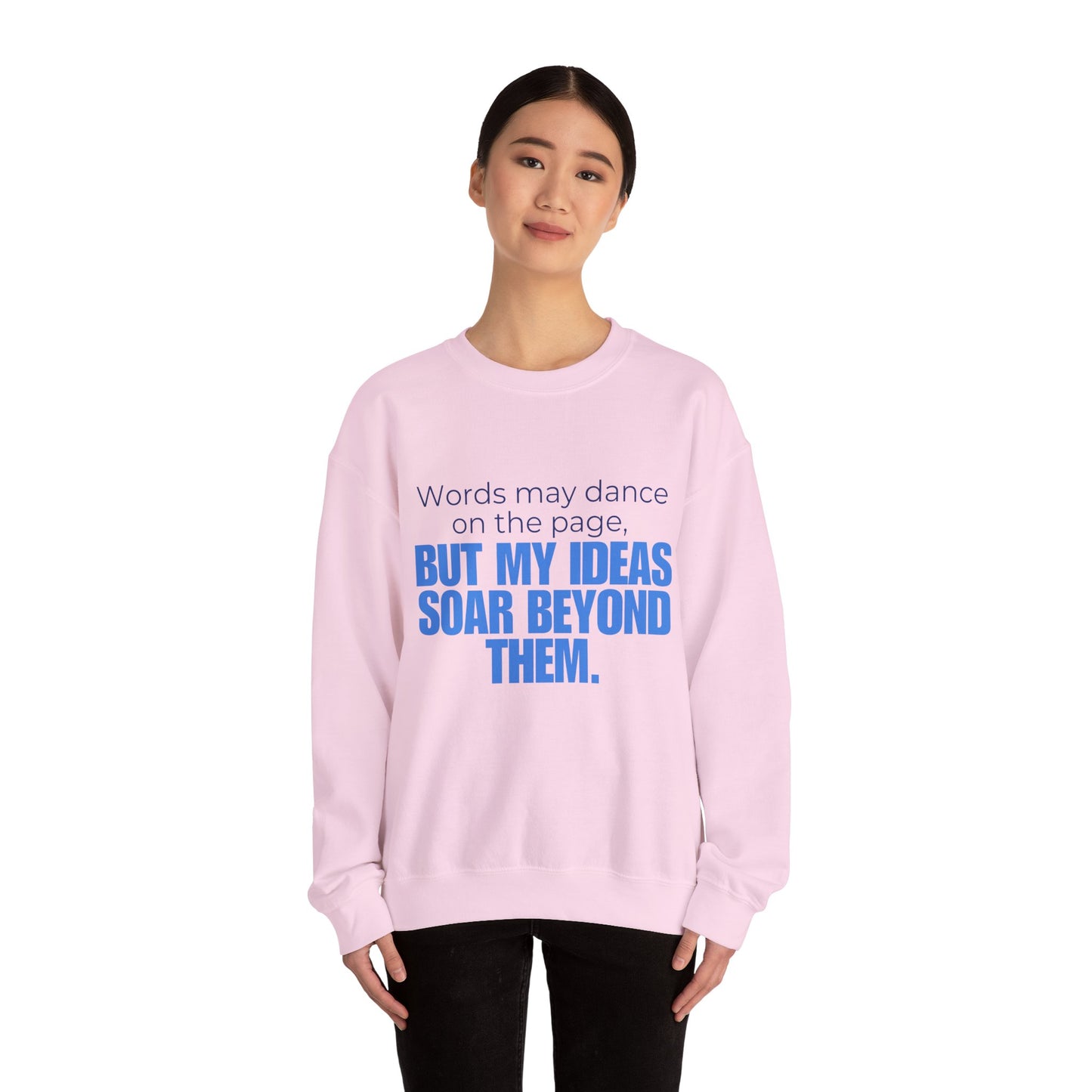 Creative Expression Crewneck – Unisex Cotton Sweatshirt Celebrating Neurodivergent Strength