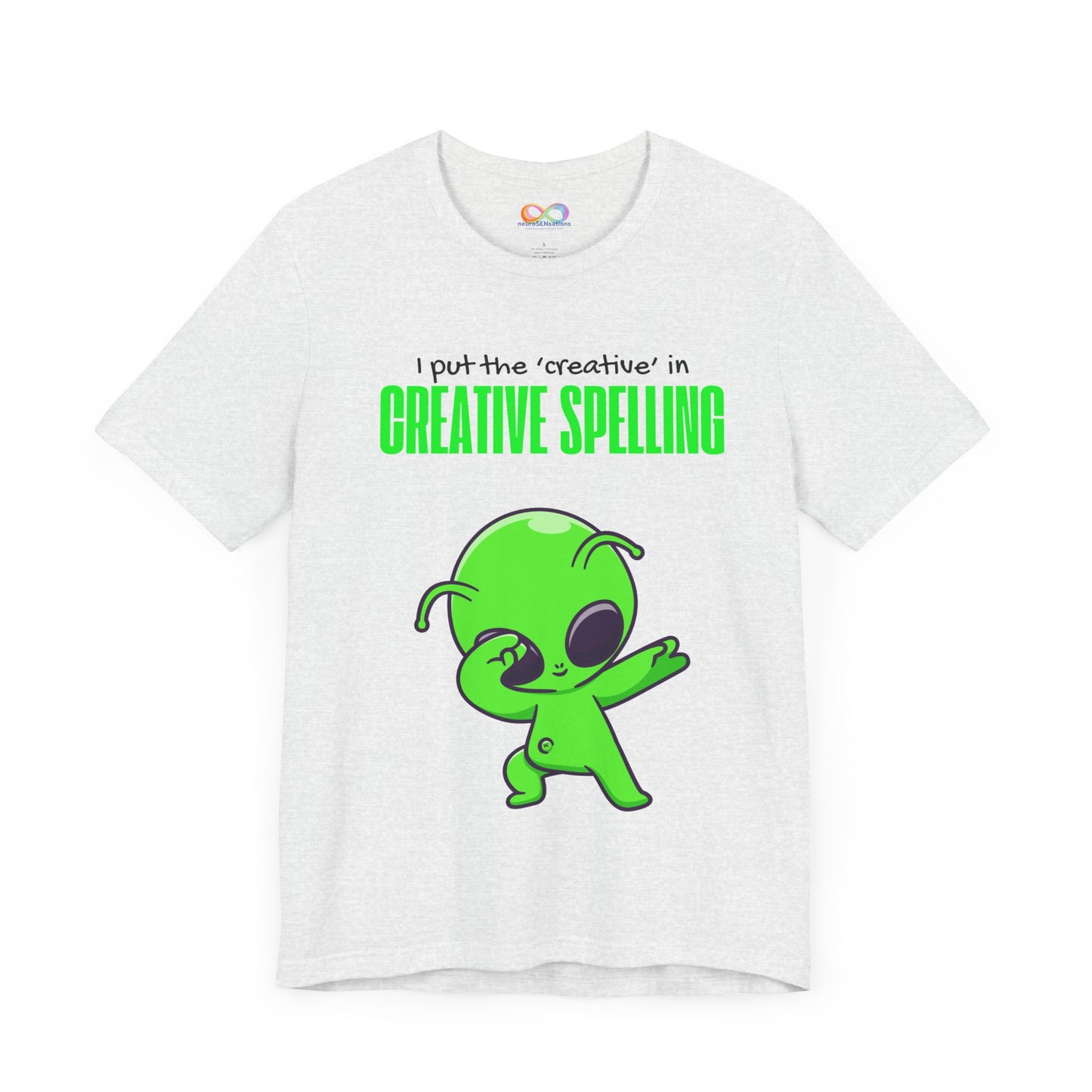 I Pur the 'creative' in creative spelling Unisex Jersey Tee