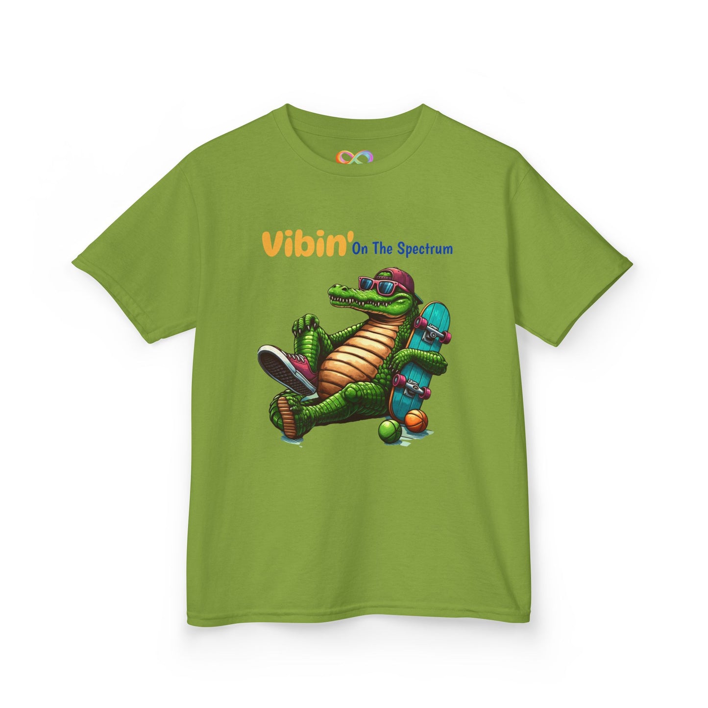 Vibin’ Kids Tee – Colourful Cotton T-Shirt for Neurodivergent Joy