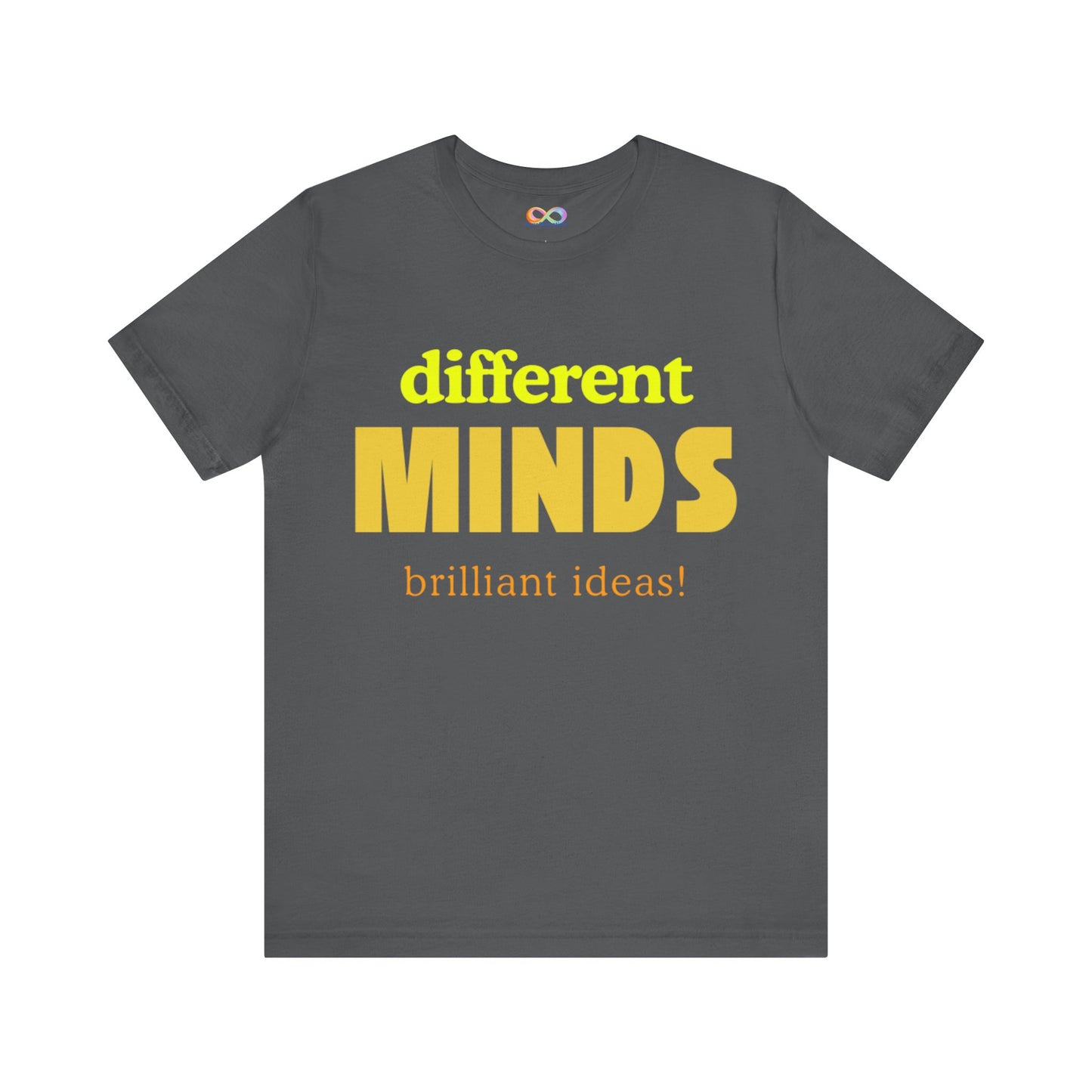 Different Minds- Brilliant Ideas Tee: Unisex Jersey Short Sleeve Shirt