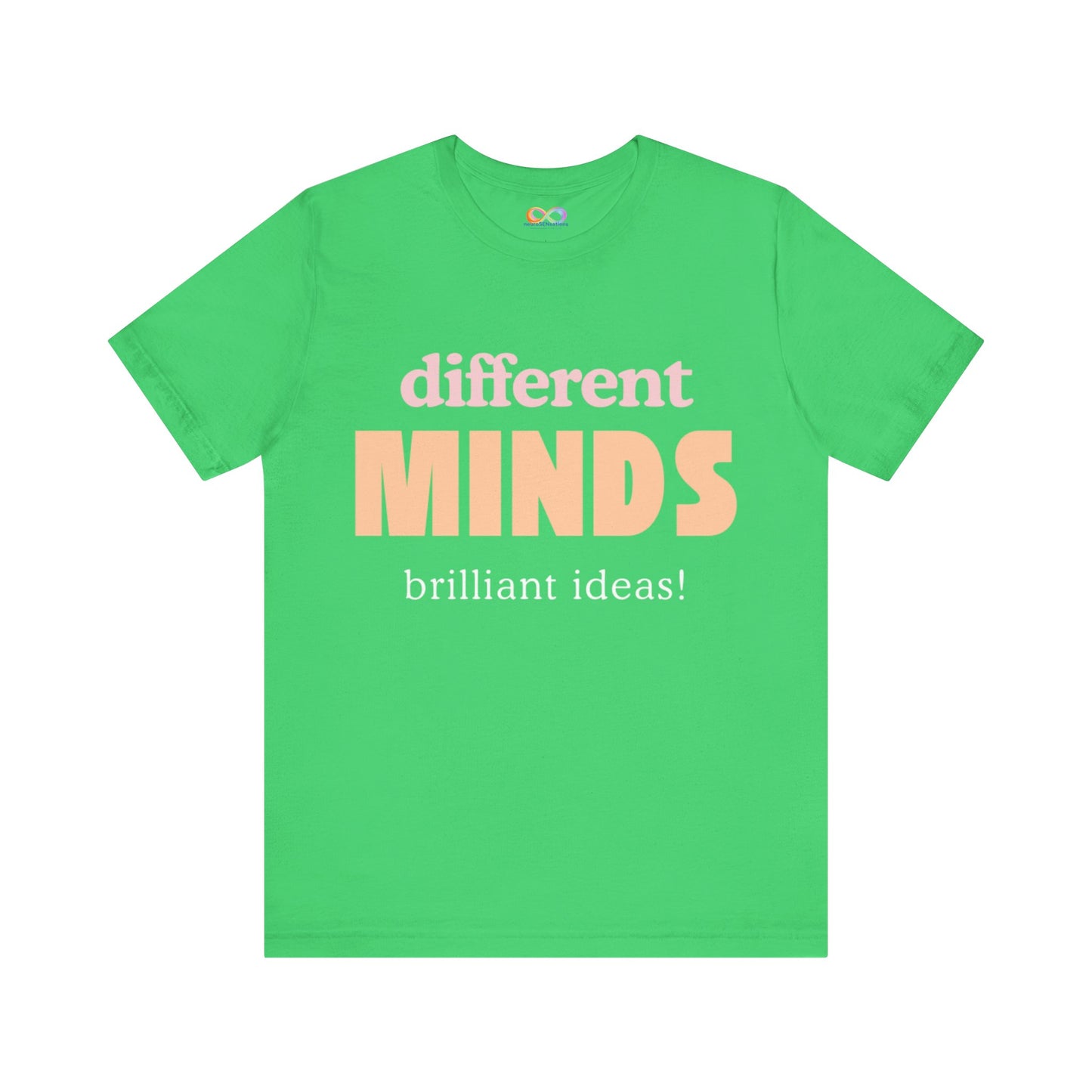 Different Minds- Brilliant Ideas Tee: Unisex Jersey Short Sleeve Shirt