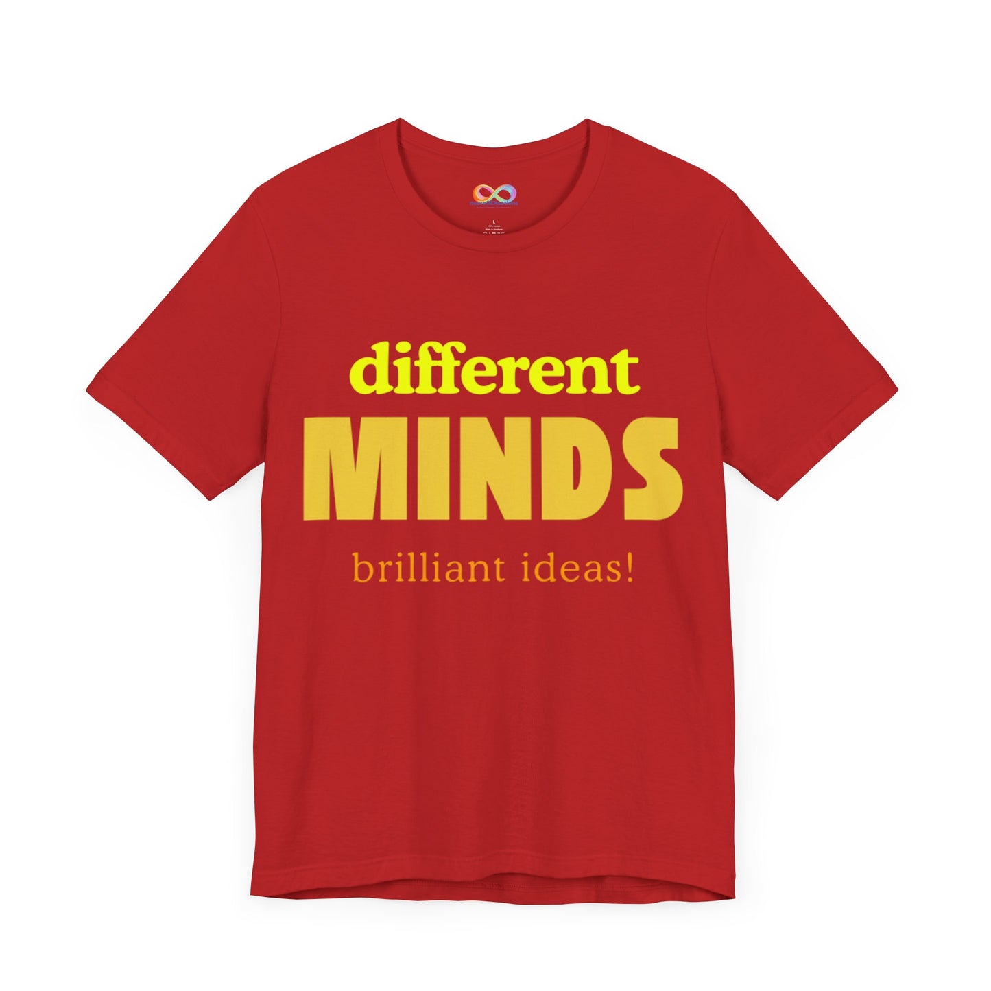 Different Minds- Brilliant Ideas Tee: Unisex Jersey Short Sleeve Shirt