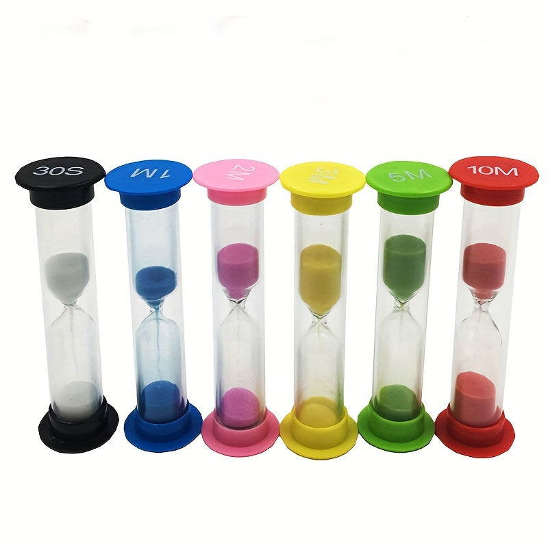 6pcs/1set/6-color Timer Set, 30 Seconds-10 Minutes Creative Timer