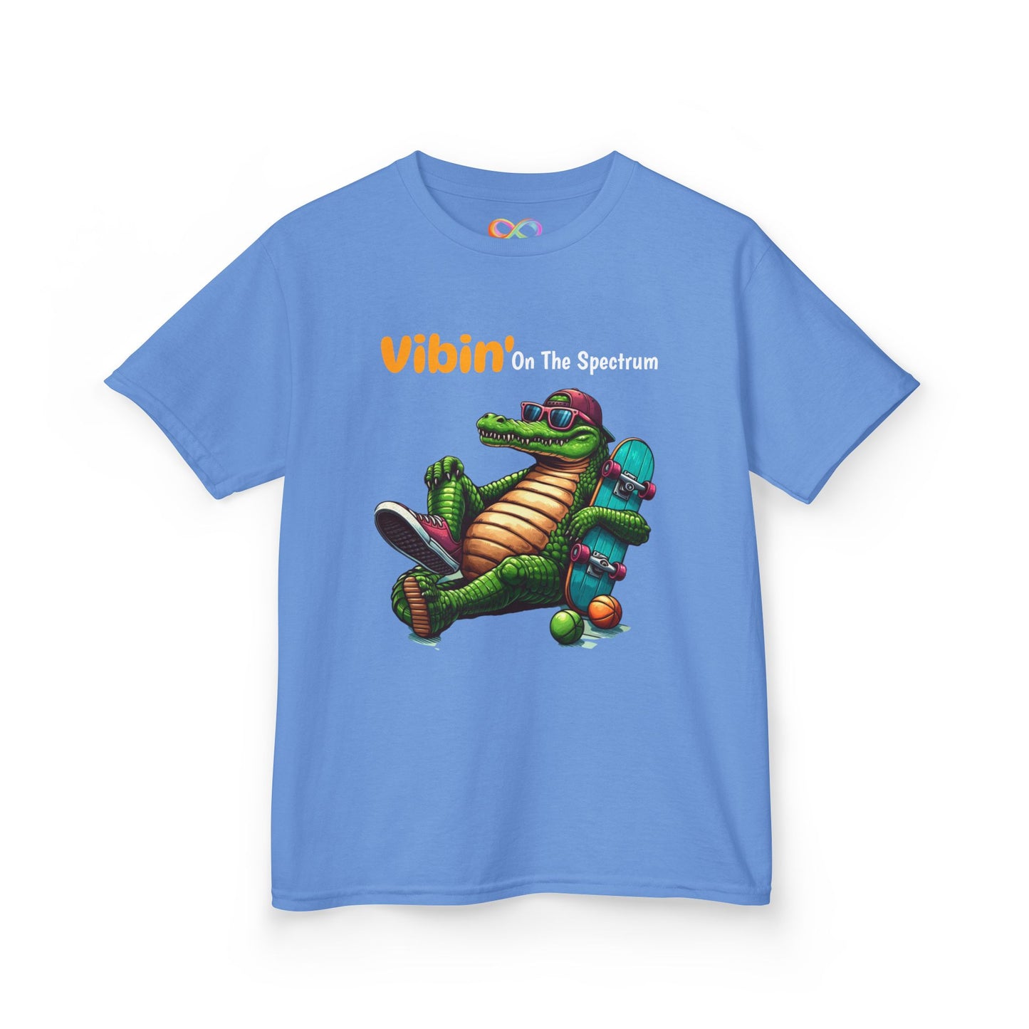 Vibin’ Kids Tee – Colourful Cotton T-Shirt for Neurodivergent Joy