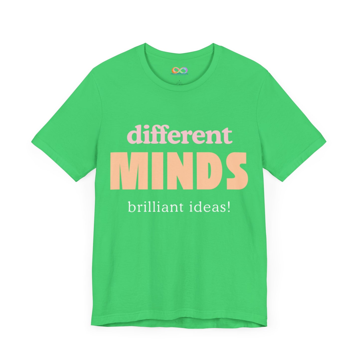 Different Minds- Brilliant Ideas Tee: Unisex Jersey Short Sleeve Shirt