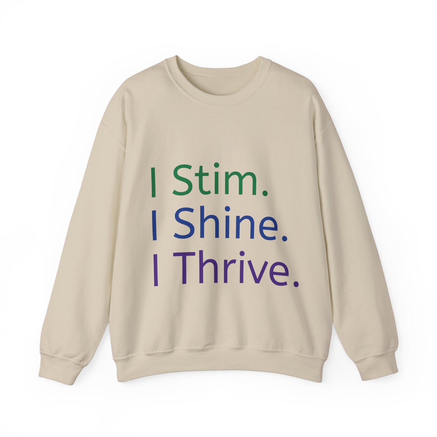 Empowerment Unisex Crewneck – Cosy Cotton Sweatshirt for Neurodivergent Joy
