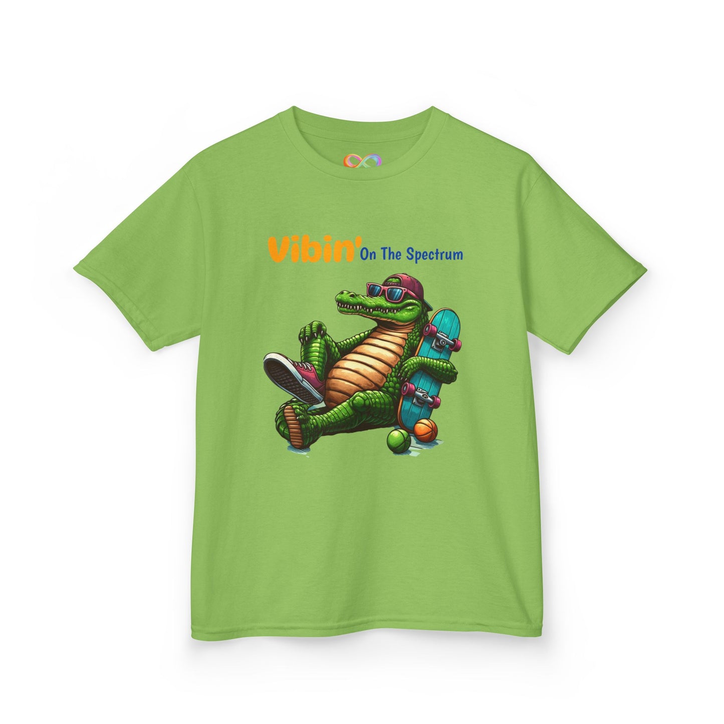 Vibin’ Kids Tee – Colourful Cotton T-Shirt for Neurodivergent Joy