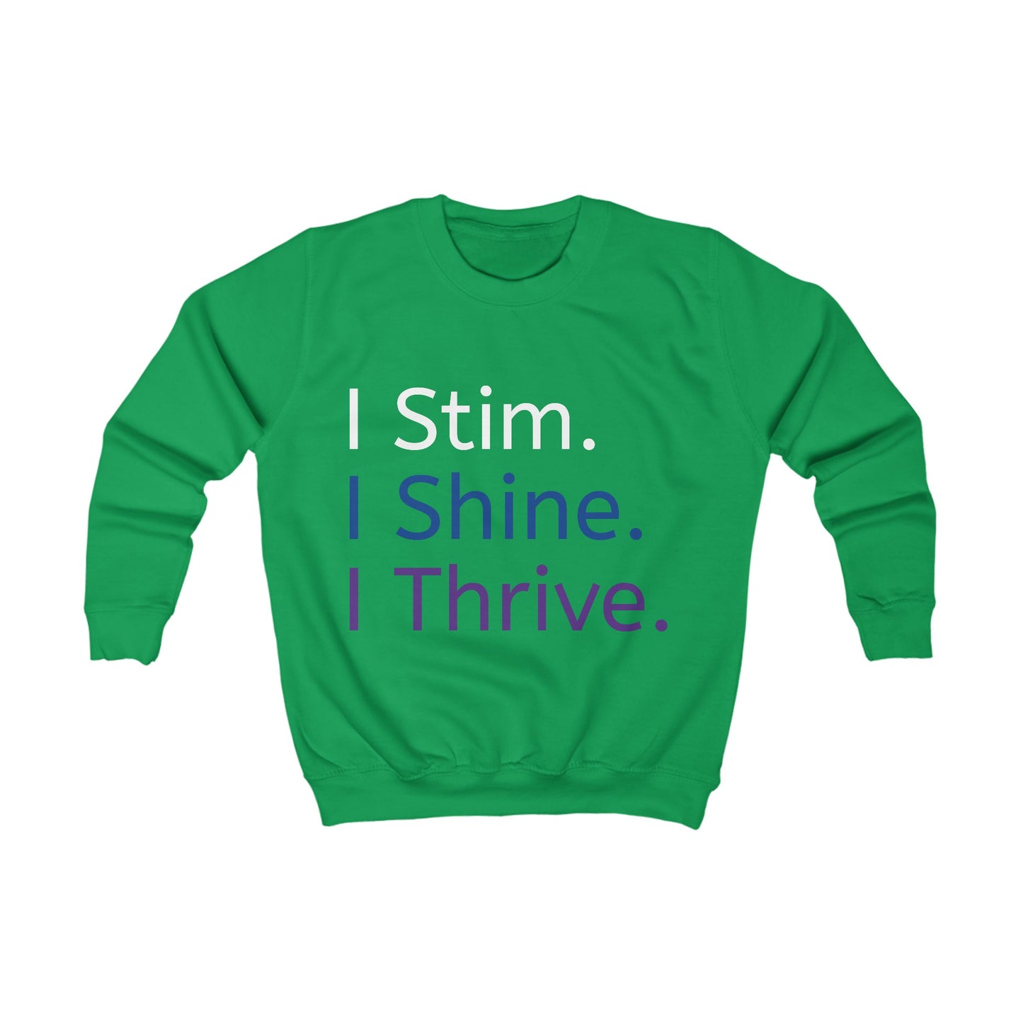 Empowering Kids Sweatshirt – Colourful Cotton Jumper Celebrating Neurodivergent Expression