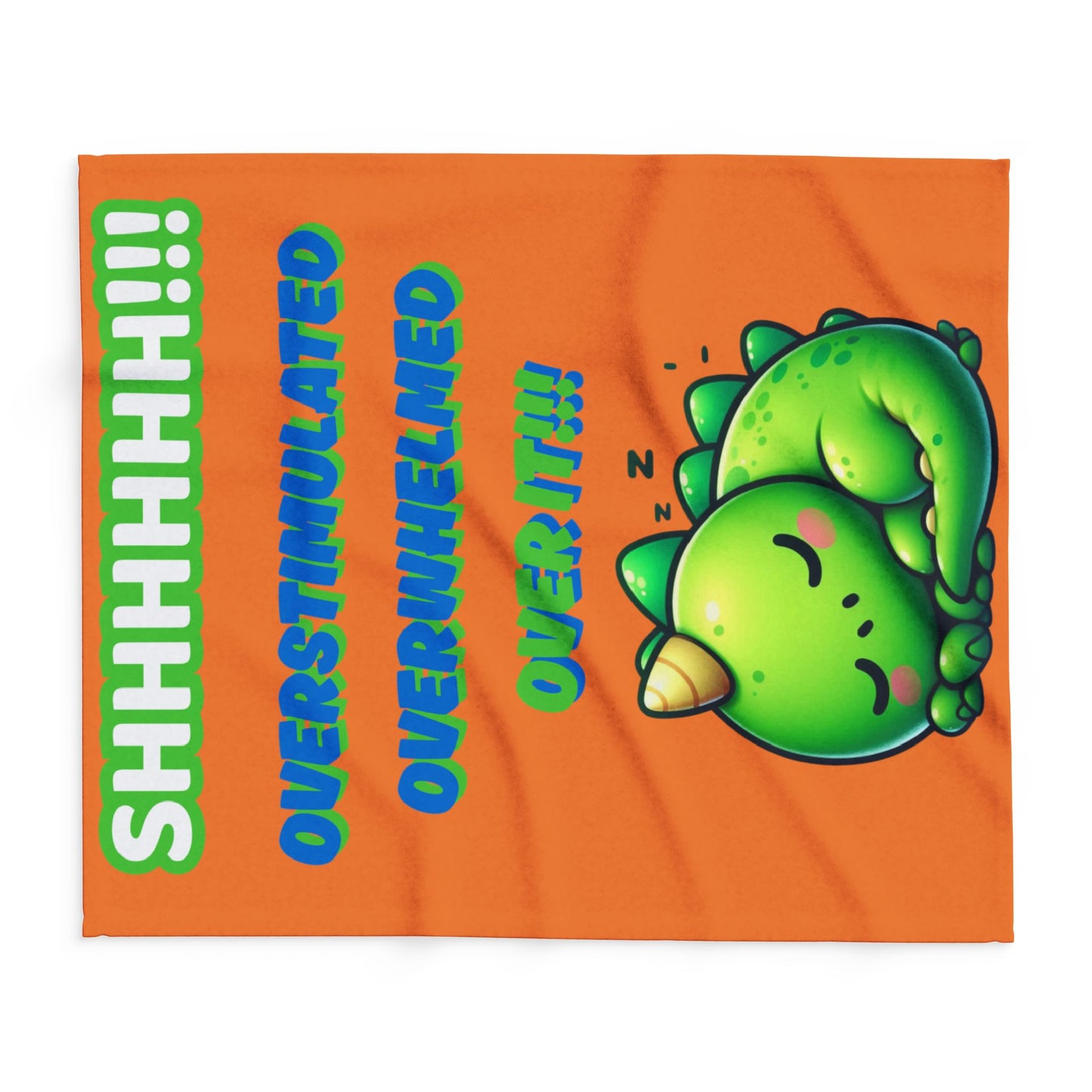 Cute Dinosaur Fleece Blanket – Colourful, Soft Throw for Children & Home